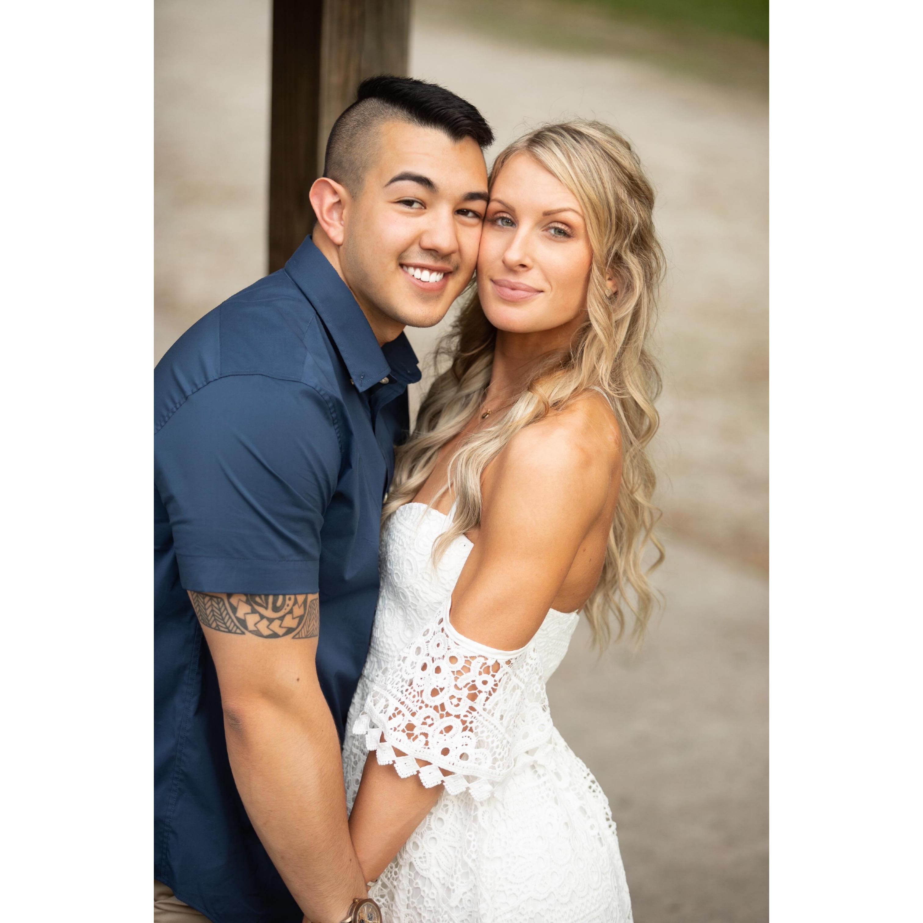 We had so much fun shooting with our wedding photographer!