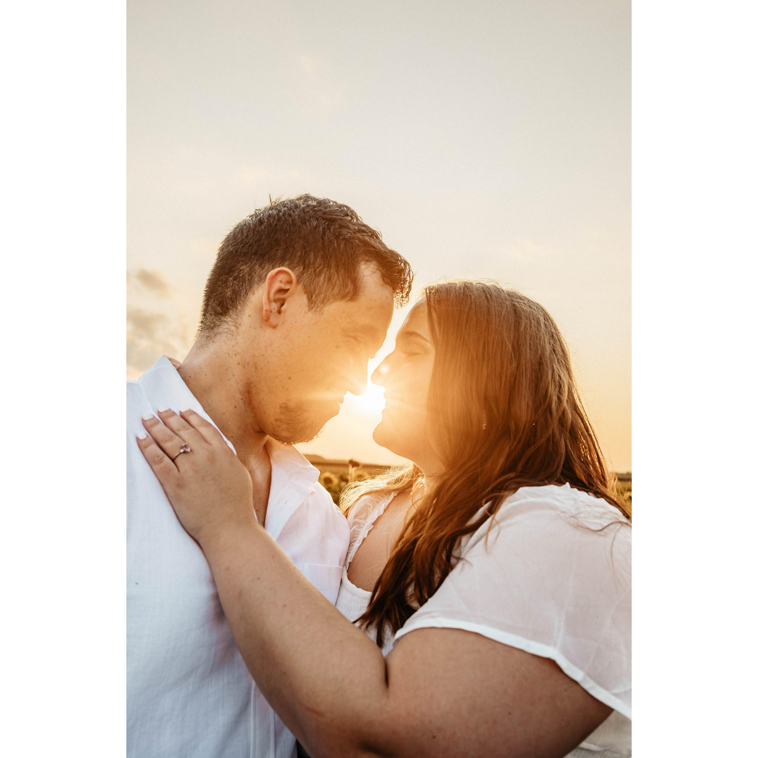 Part of our engagement shoot at Gust Brother's Flower and Produce Farm - where we had one of our most memorable dates.