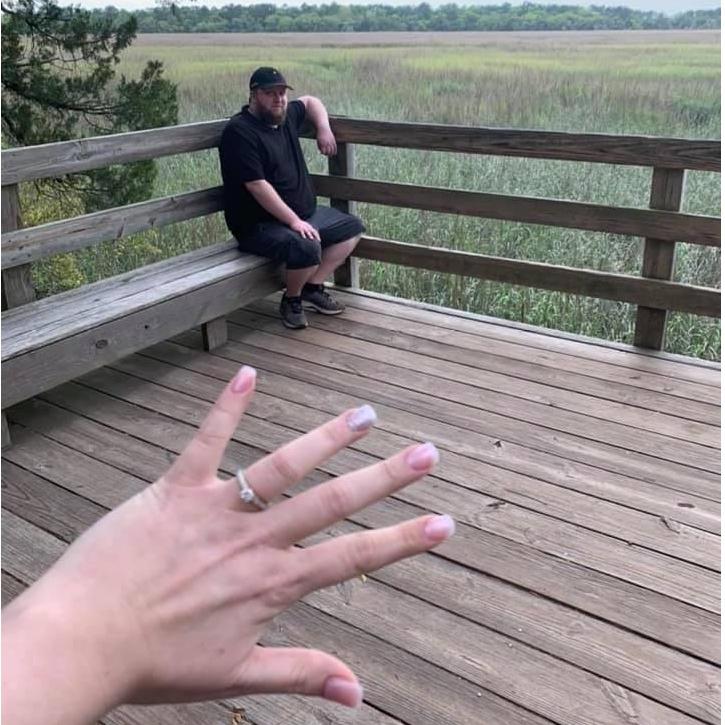 The day he chose to be stuck with me forever.