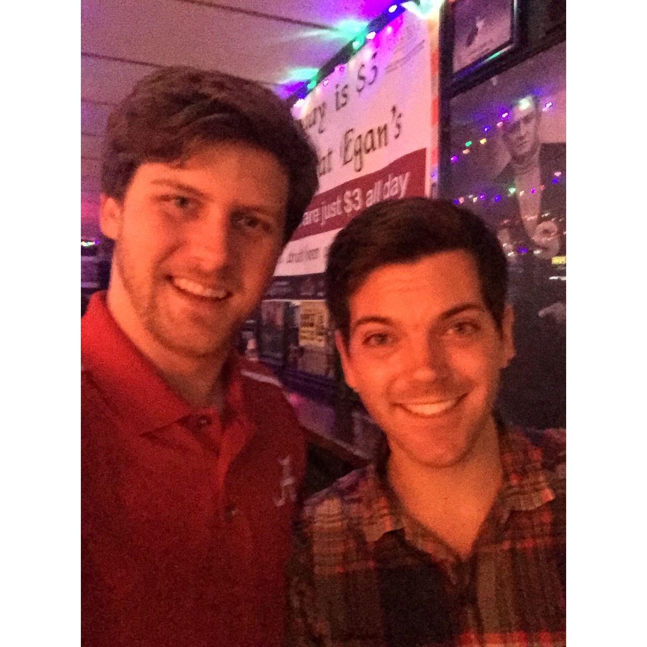 Enjoying a Friday night out