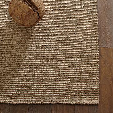Jute Boucle Rug 7' Runner - Flax