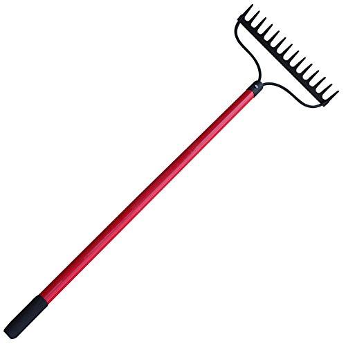 14-Tine Level Head Rake with Fiberglass Handle - Bully Tools, Inc.