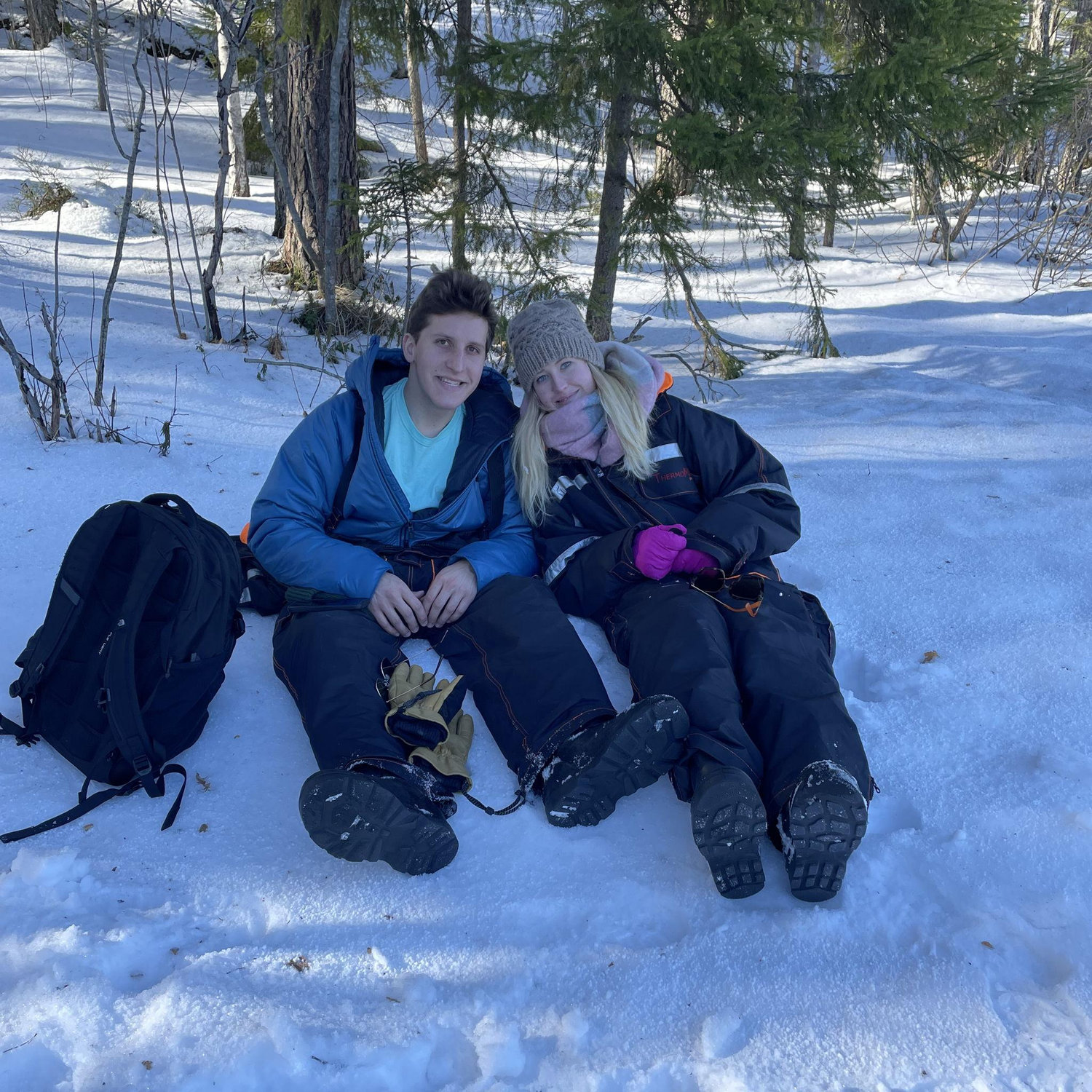 Dog sledding in Finland!