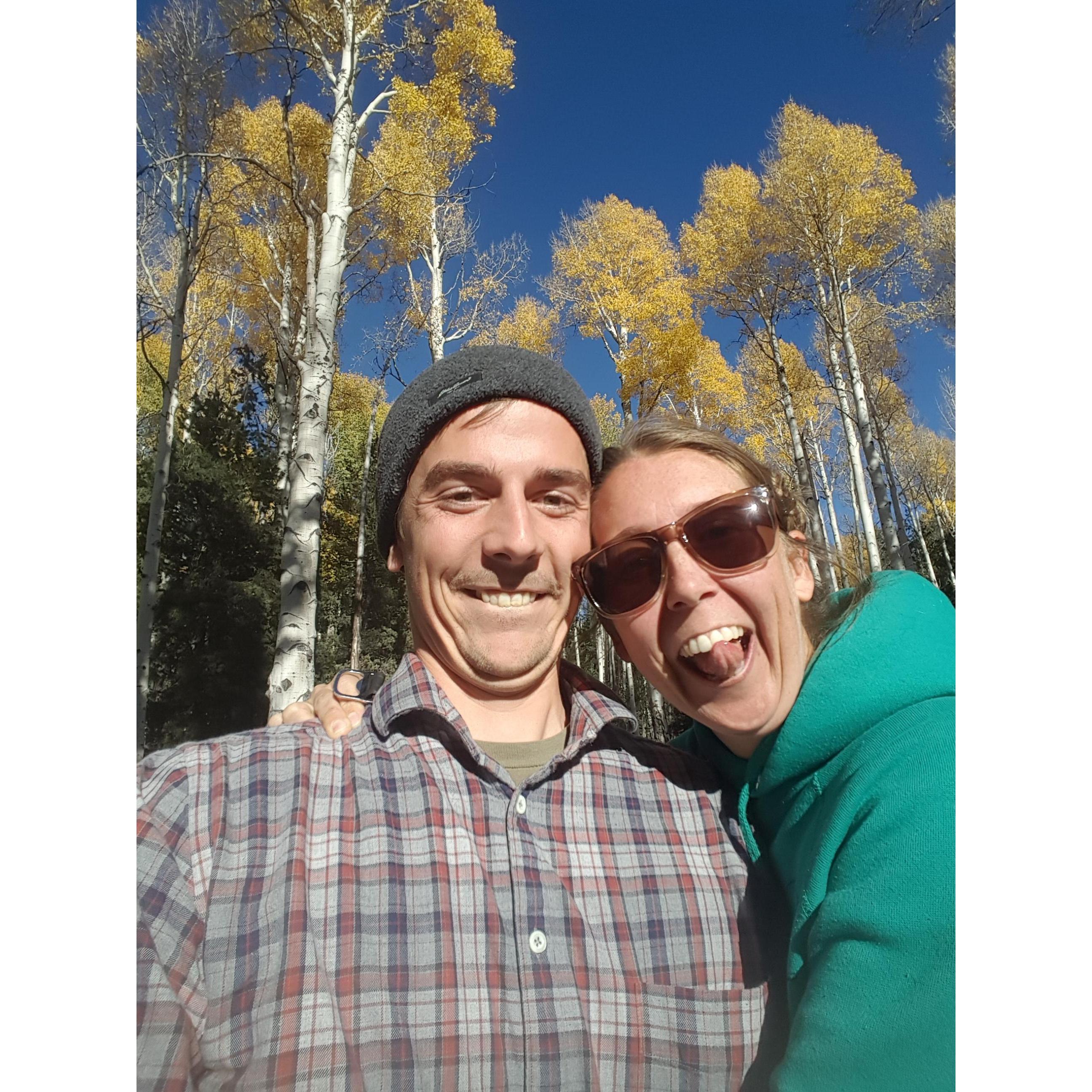 Goofing around in Flagstaff AZ