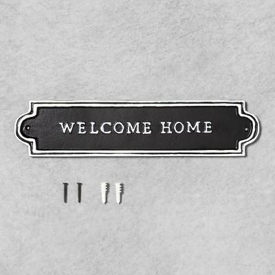 Welcome Home Sign Black - Hearth & Hand™ with Magnolia