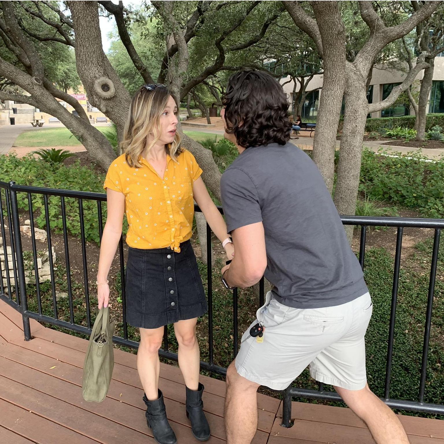 He managed to surprise her!