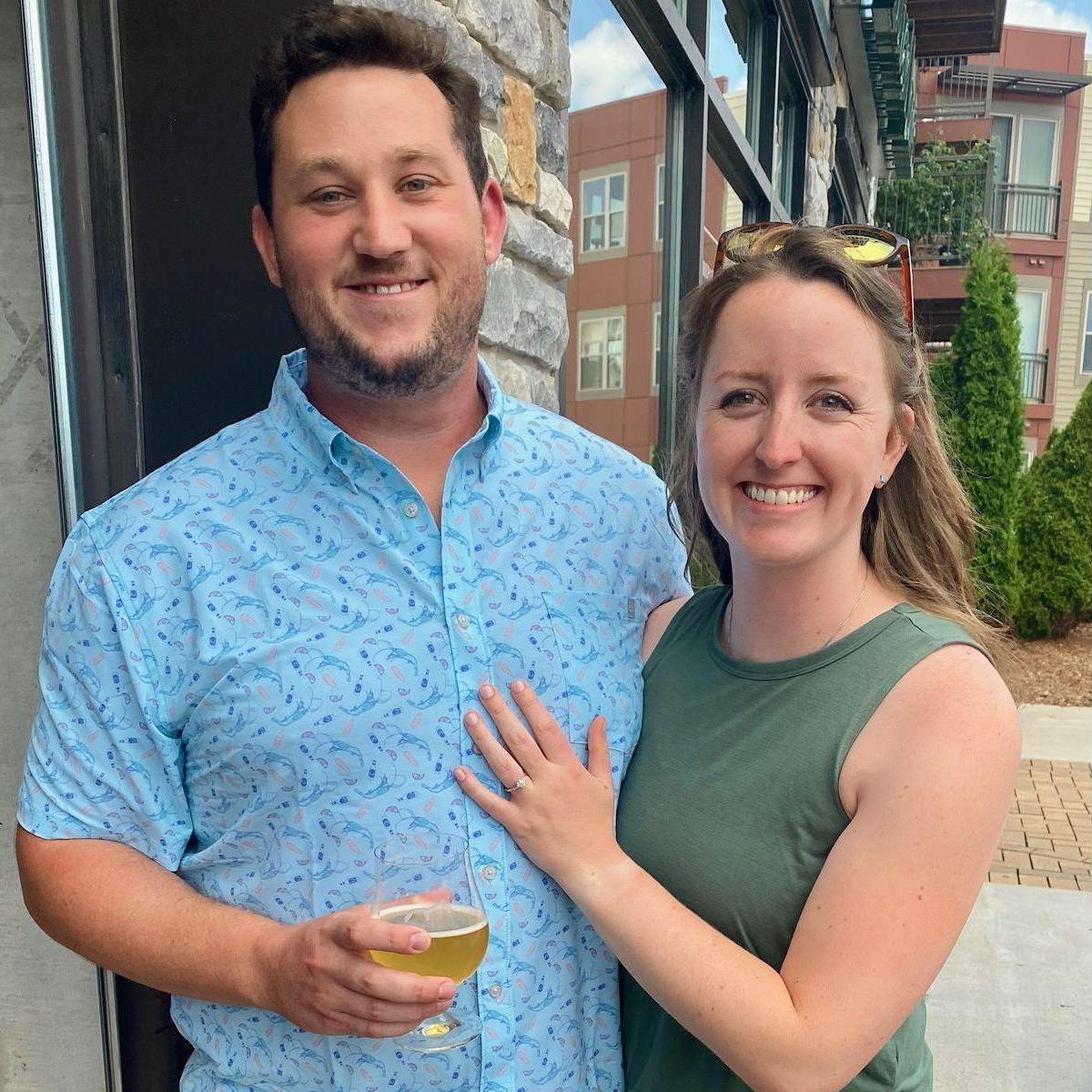 Celebrating our engagement at Sahale