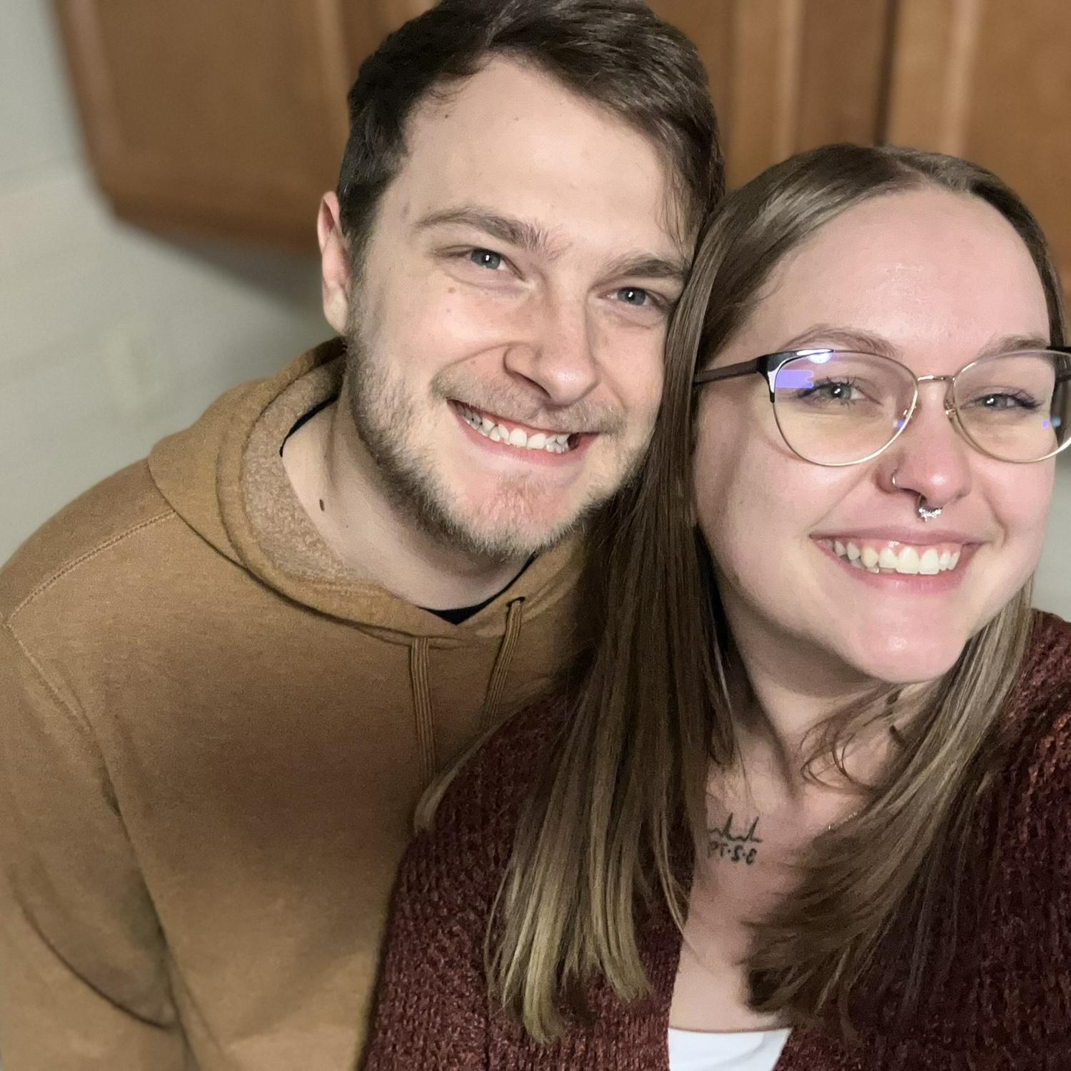 Our first night in our house as homeowners!