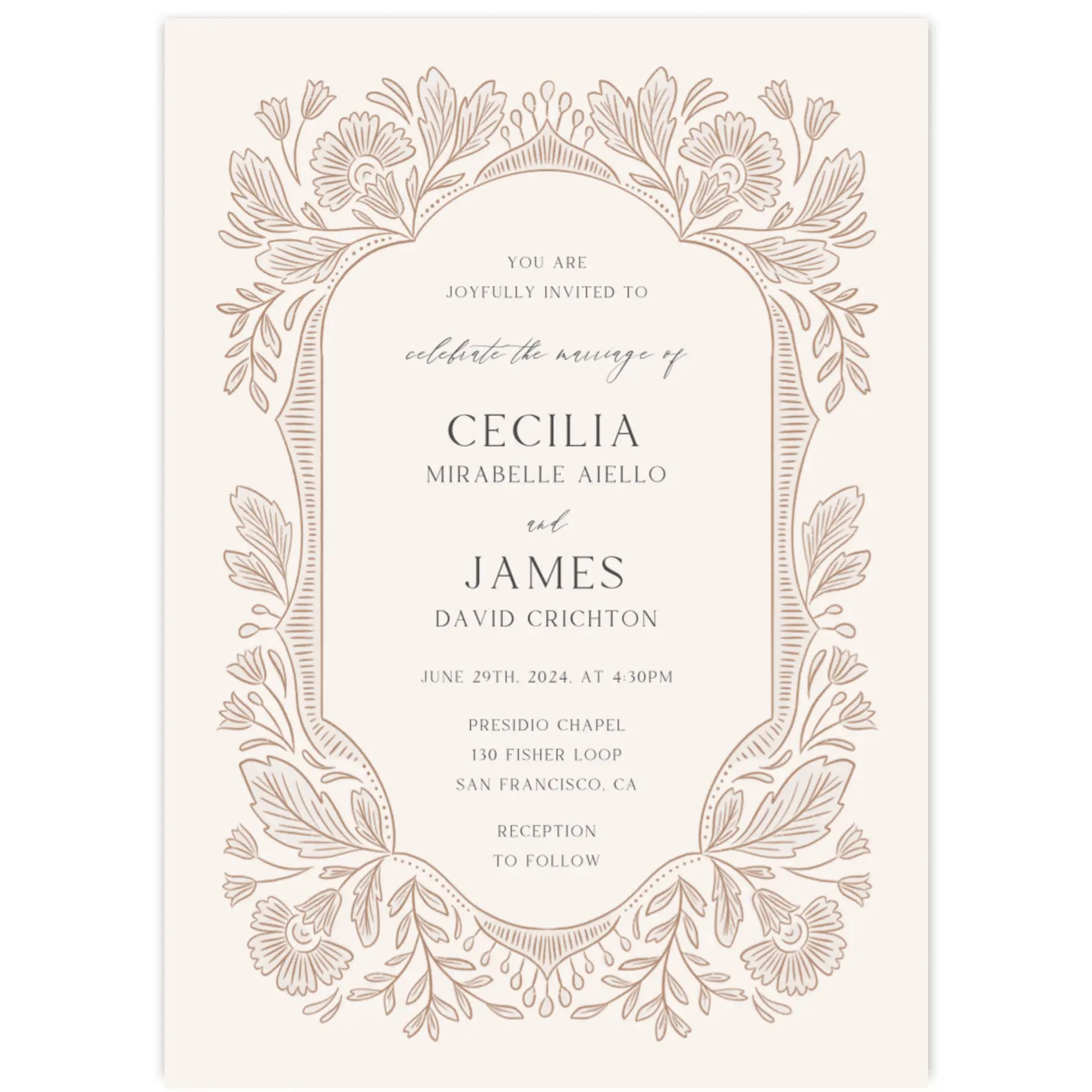 Invitation - Caleania Portrait preview
