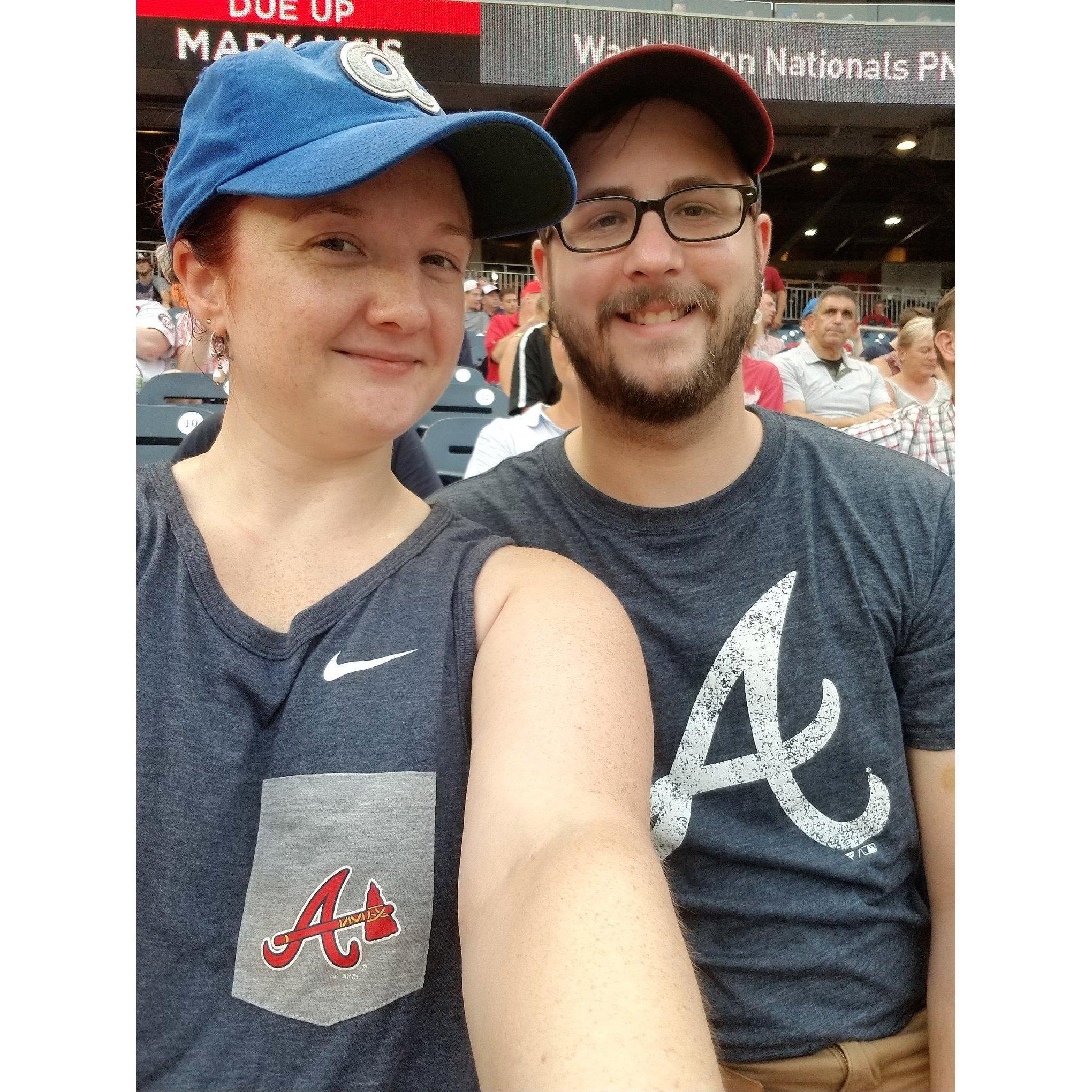 While in D.C. we went to a Braves game, Kevin's lifelong team. Yay, baseball!