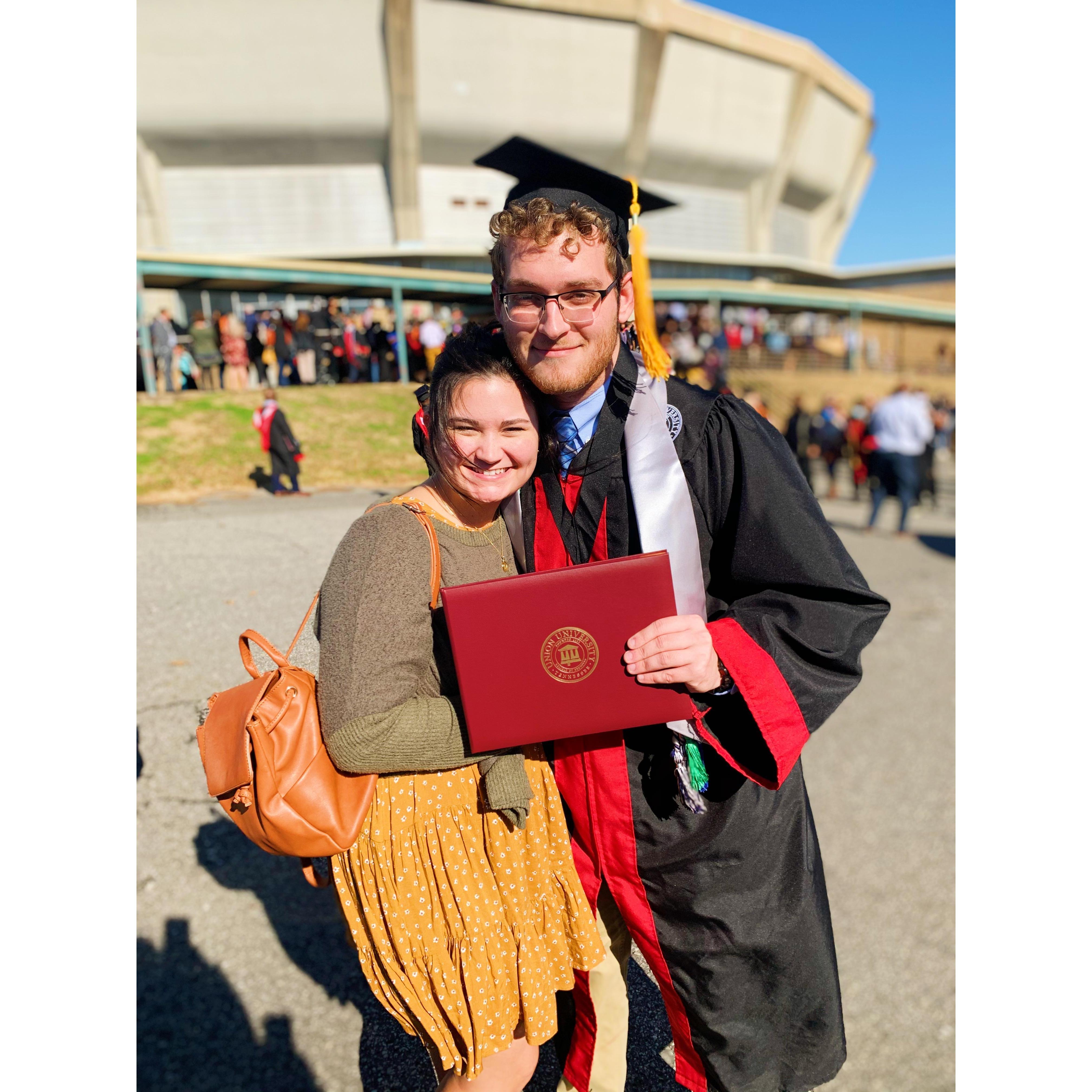 12/12/2020: Luke's graduation!