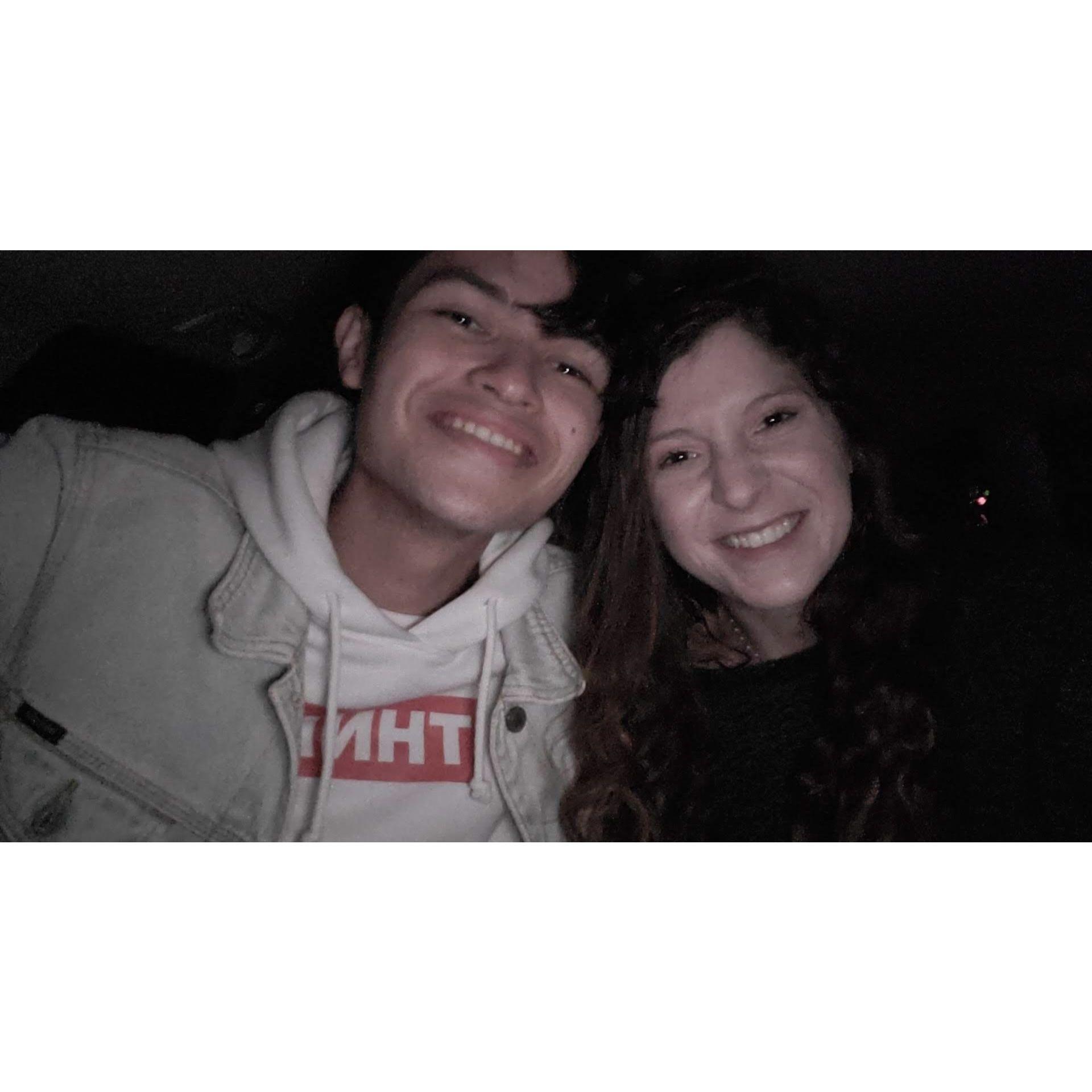 Our first date!