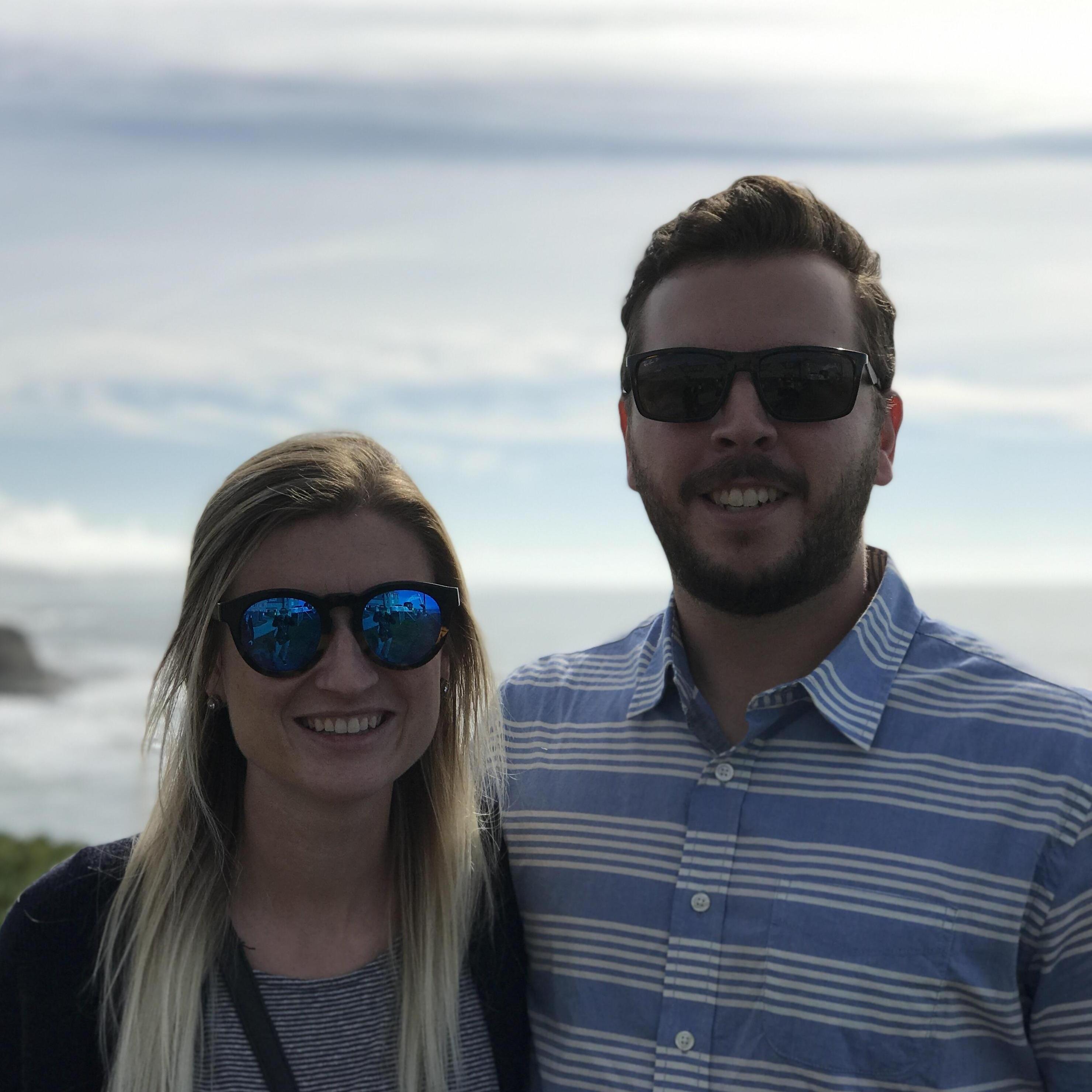 At Griffey’s favorite beach spot in Half Moon Bay, California.