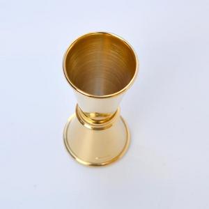 24K Gold-Plated 0.75/0.5 oz Jigger