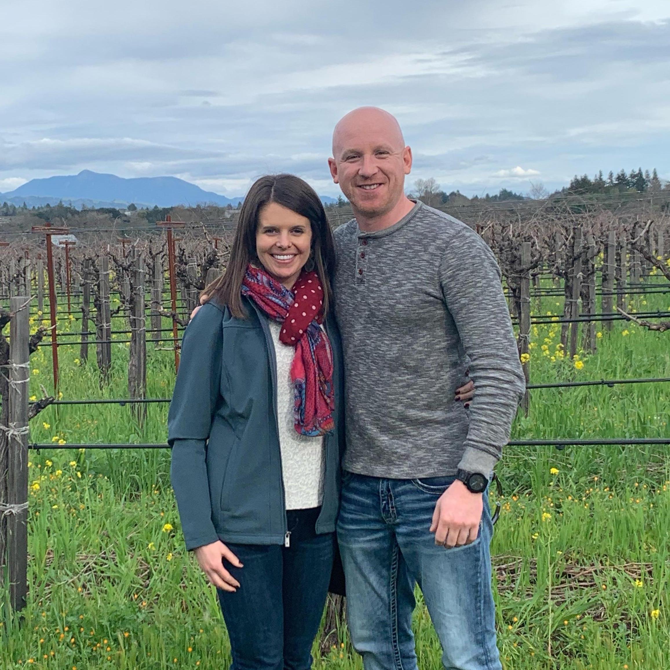 In the vineyards at Quivira winery, Sonoma CA. March 2019