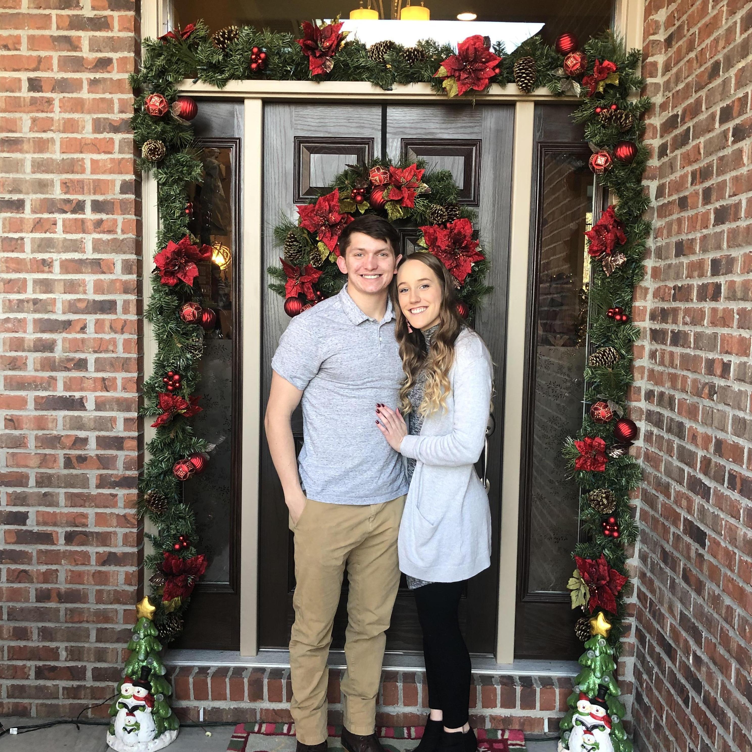 Our first Christmas spent together in 2018!