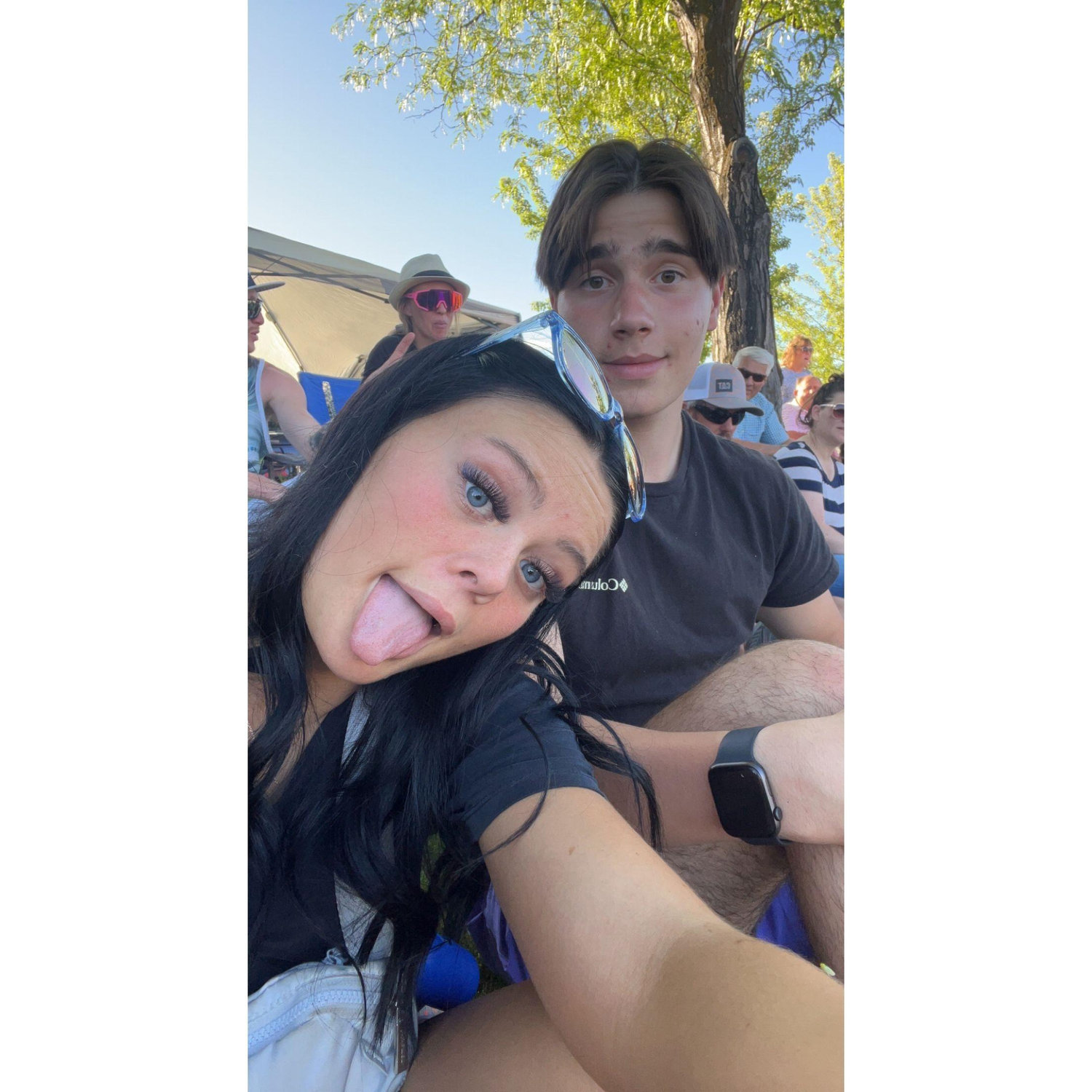 Jeremy's first time at the Utah car show during 4th of July!