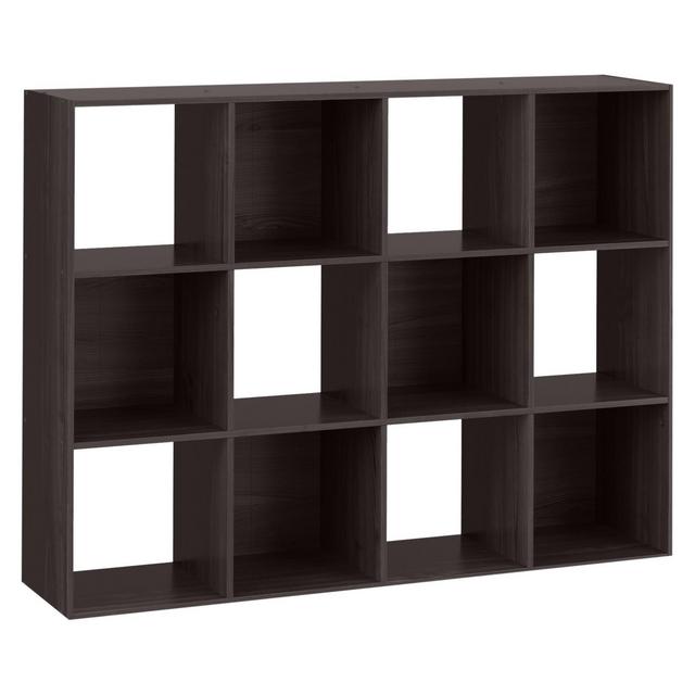 12-Cube Organizer Shelf Espresso Brown 11" - Room Essentials™