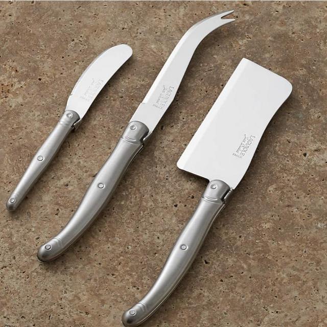 Crate and barrel - 3-piece cheese knives set