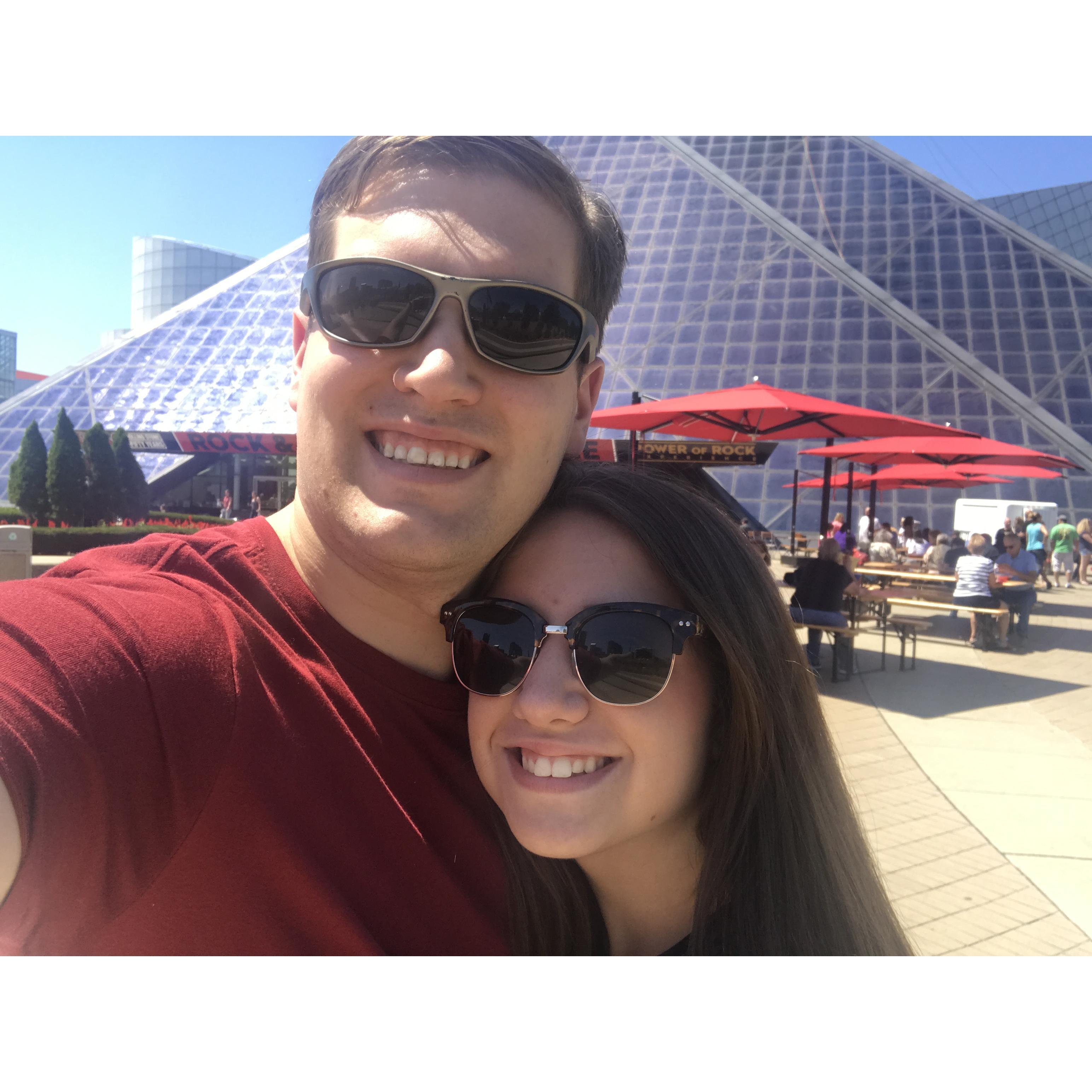 Stopped in Cleveland on our way home from Pittsburgh, August 2017