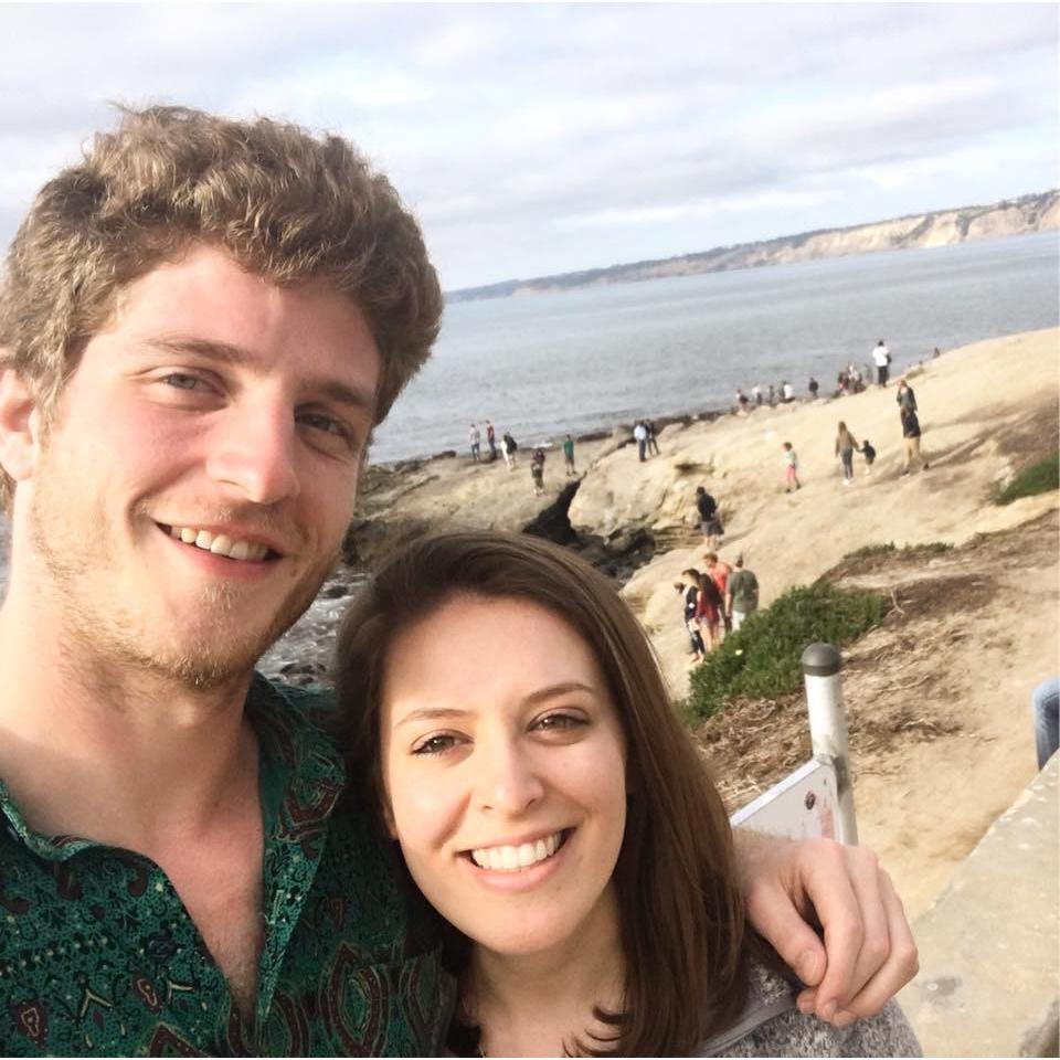 Taken in La Jolla, CA during a trip we took about six weeks after we started dating.
