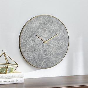 Antiqued Mirror 16.5" Wall Clock