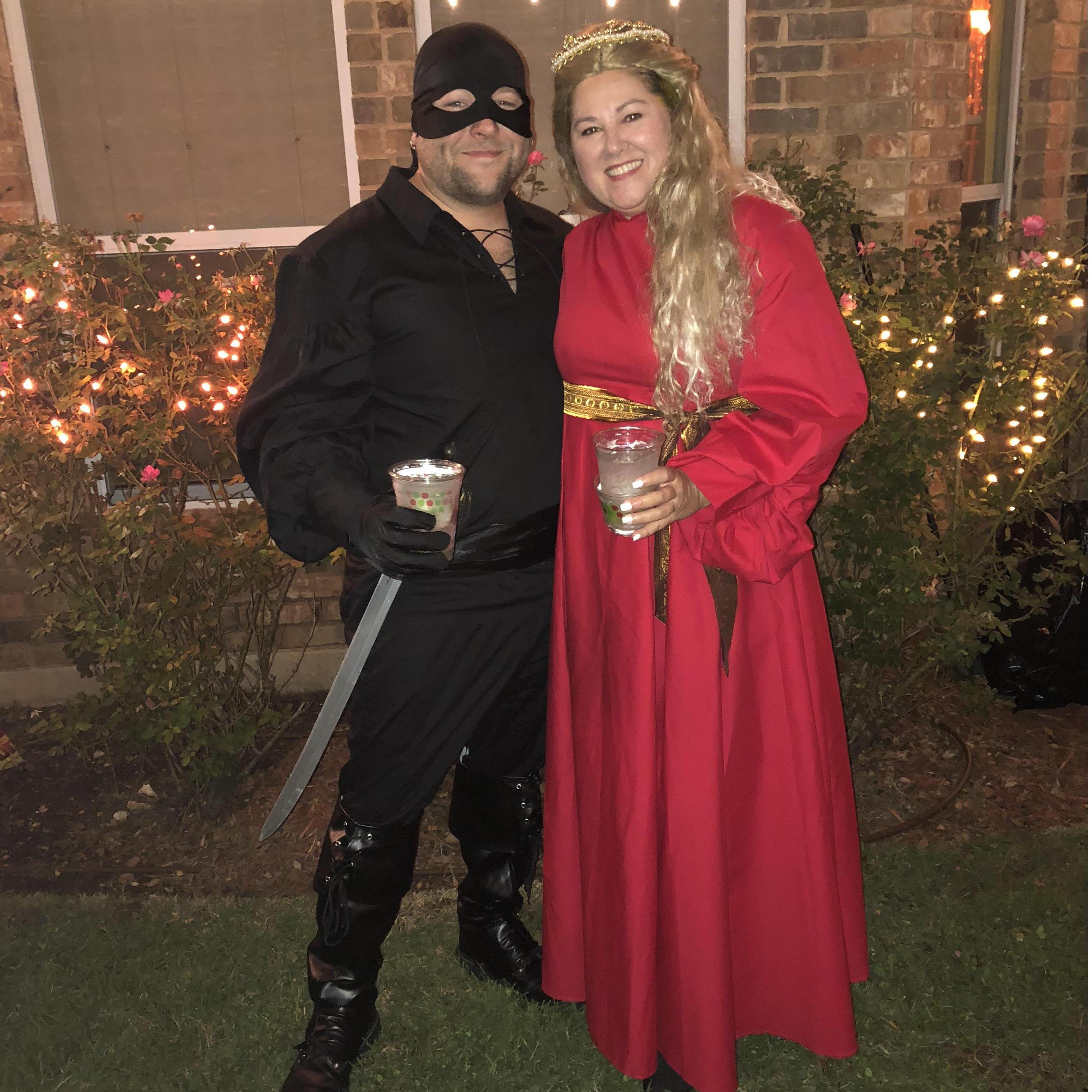 Wove...twue wove - Princess Bride costumes for our first Halloween