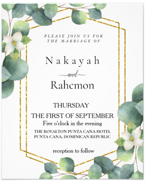 The Wedding Website of Nakayah Dunbar and Rahcmon Wallace