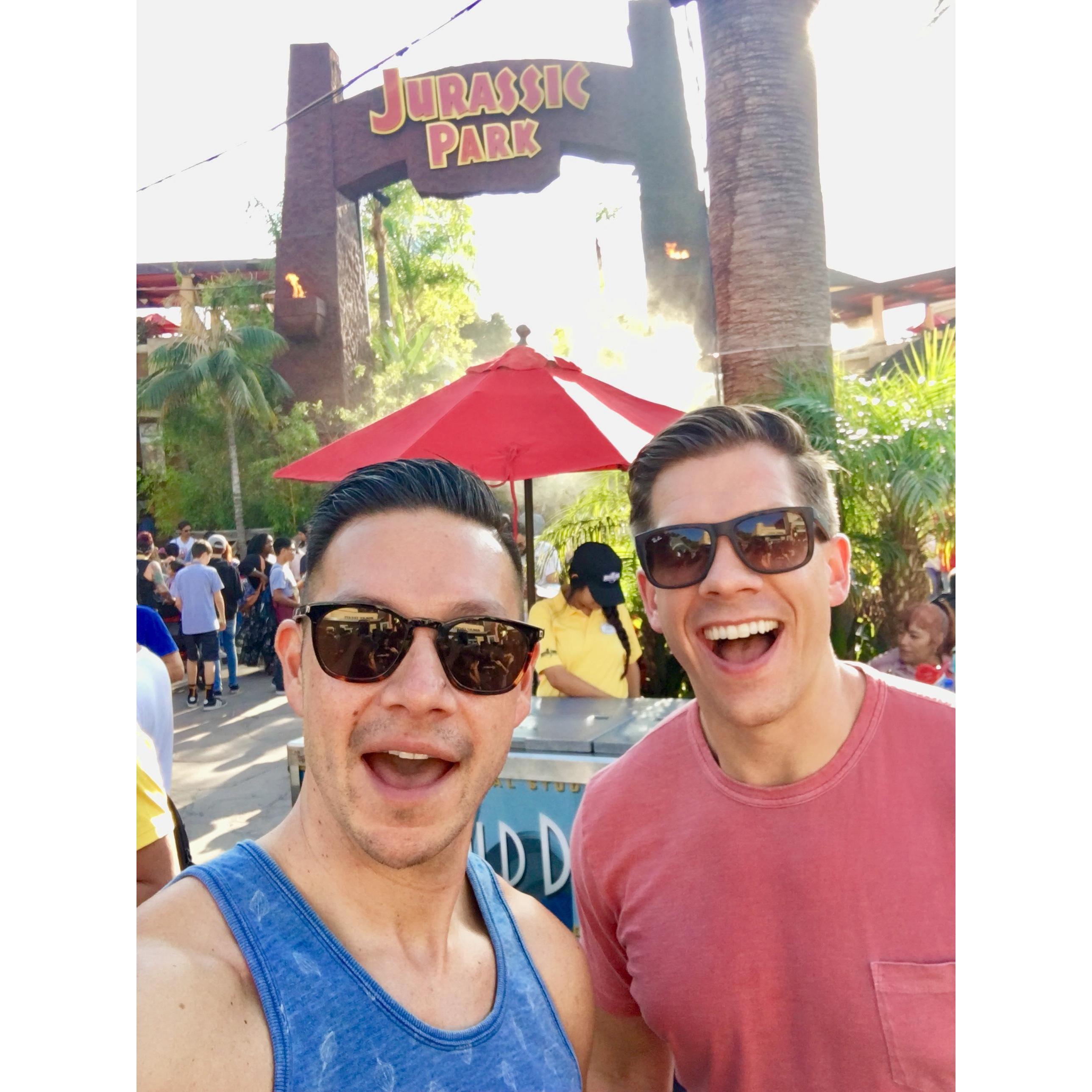 Spontaneous trip to Universal Studios (including Harry Potter World). One of the best days.