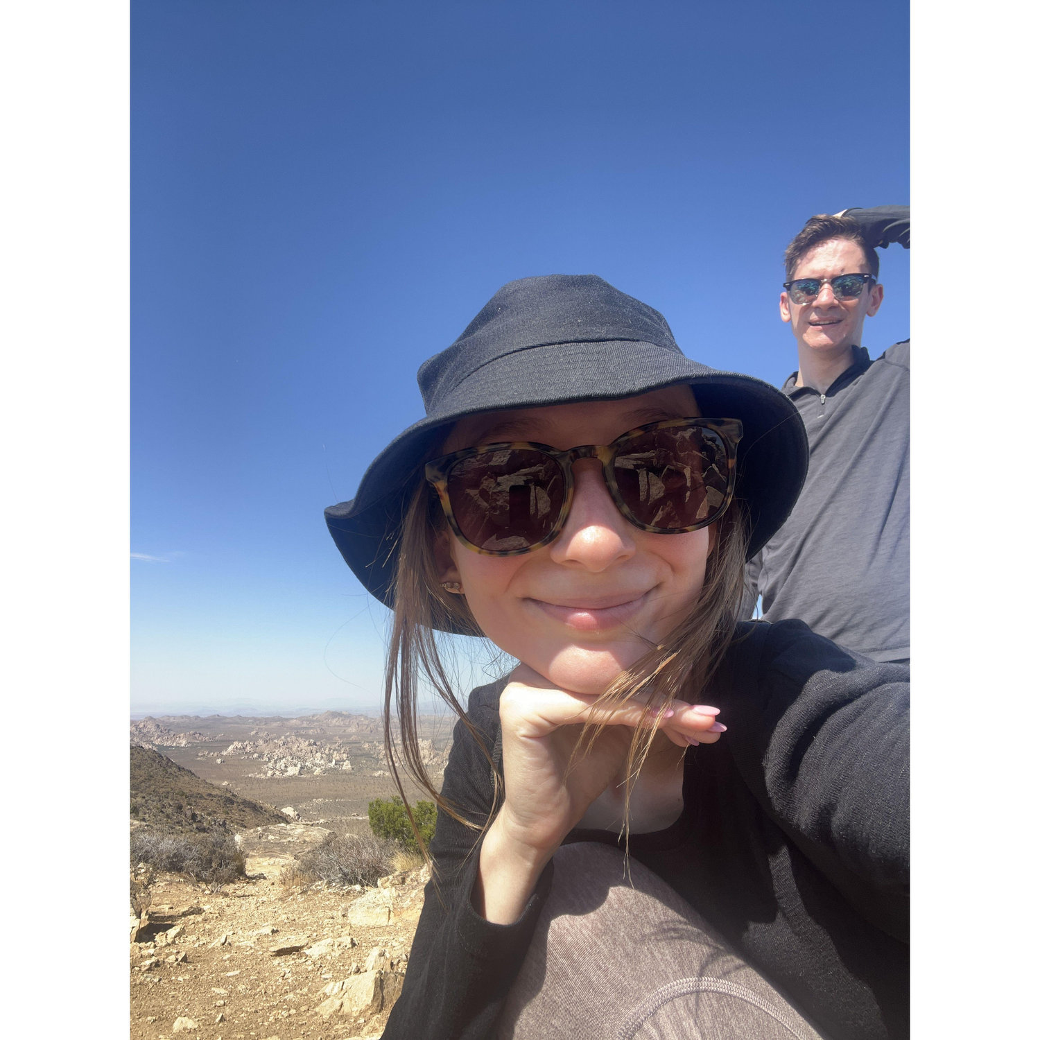 Braving the 100+ degree heat of Joshua Tree