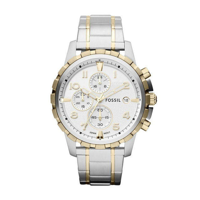 Fossil Men's Dean Quartz Stainless Steel Chronograph Watch