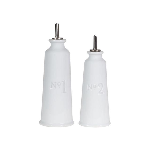 Everyday White® by Fitz and Floyd® Bistro 2-Piece Oil and Vinegar Set