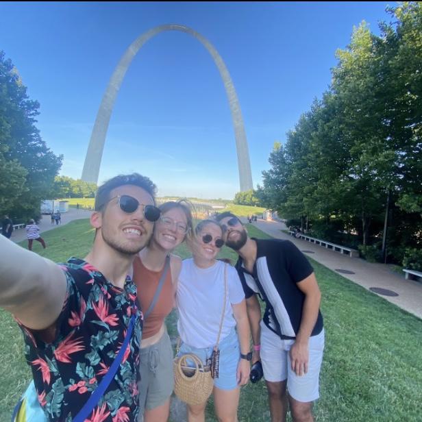 First St. Louis visit with Ani and Aaron