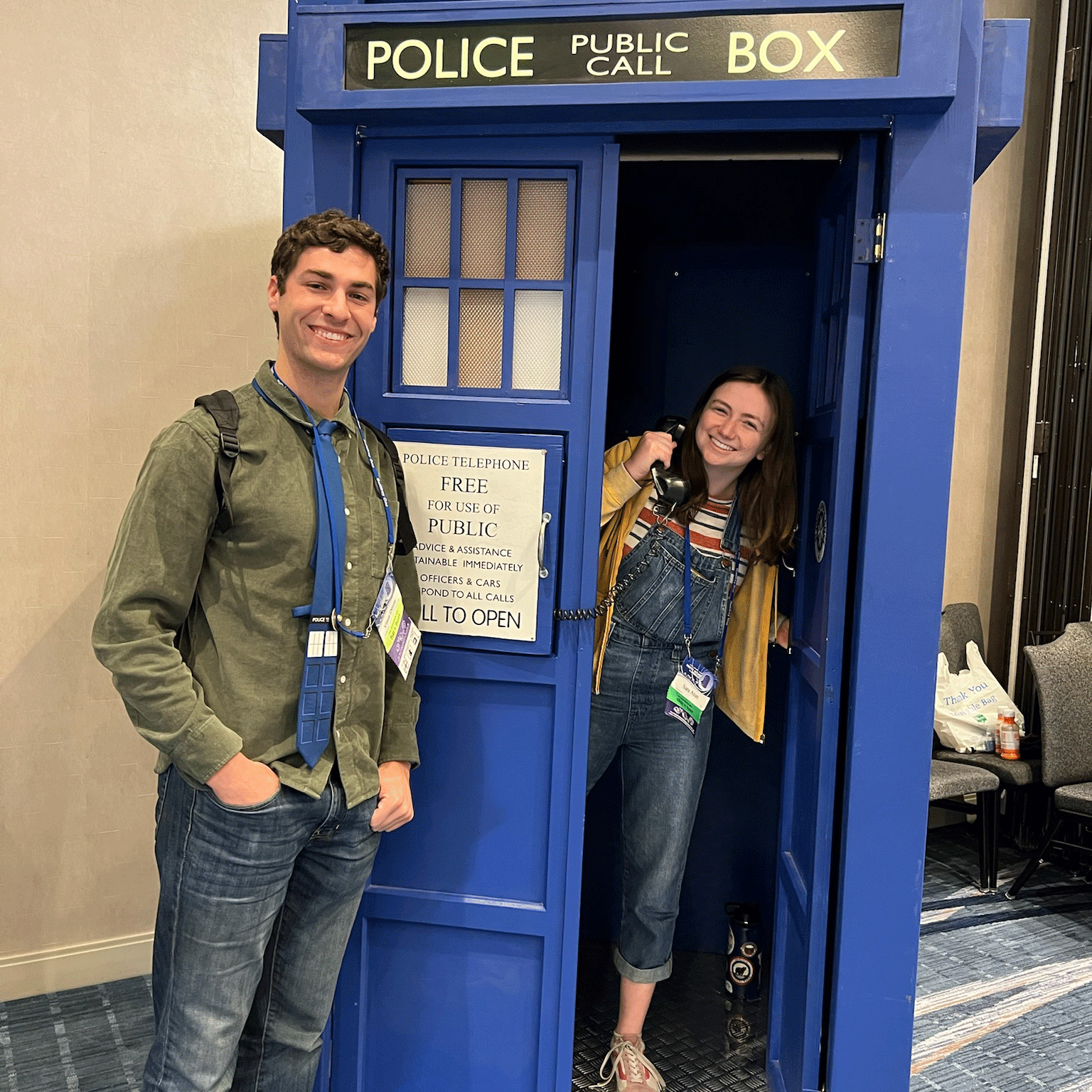 Our first Gallifrey One Doctor Who convention in February, 2022