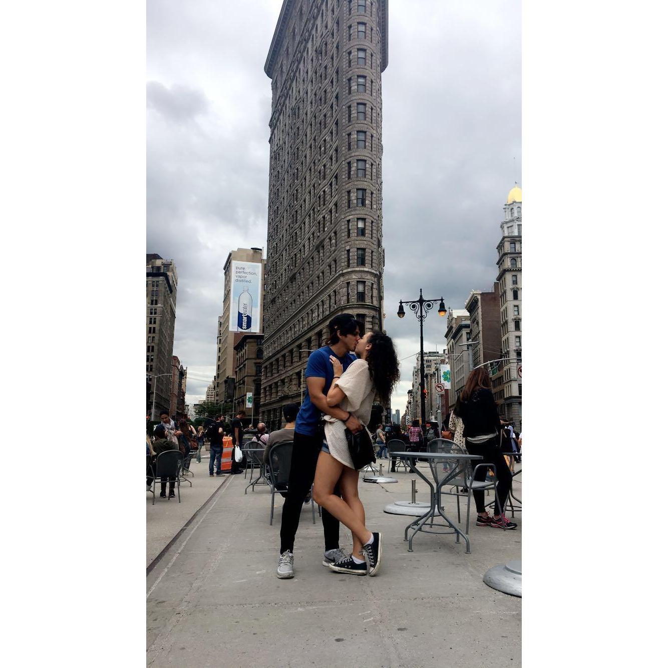 We love New York. This was our very first trip together as a couple.