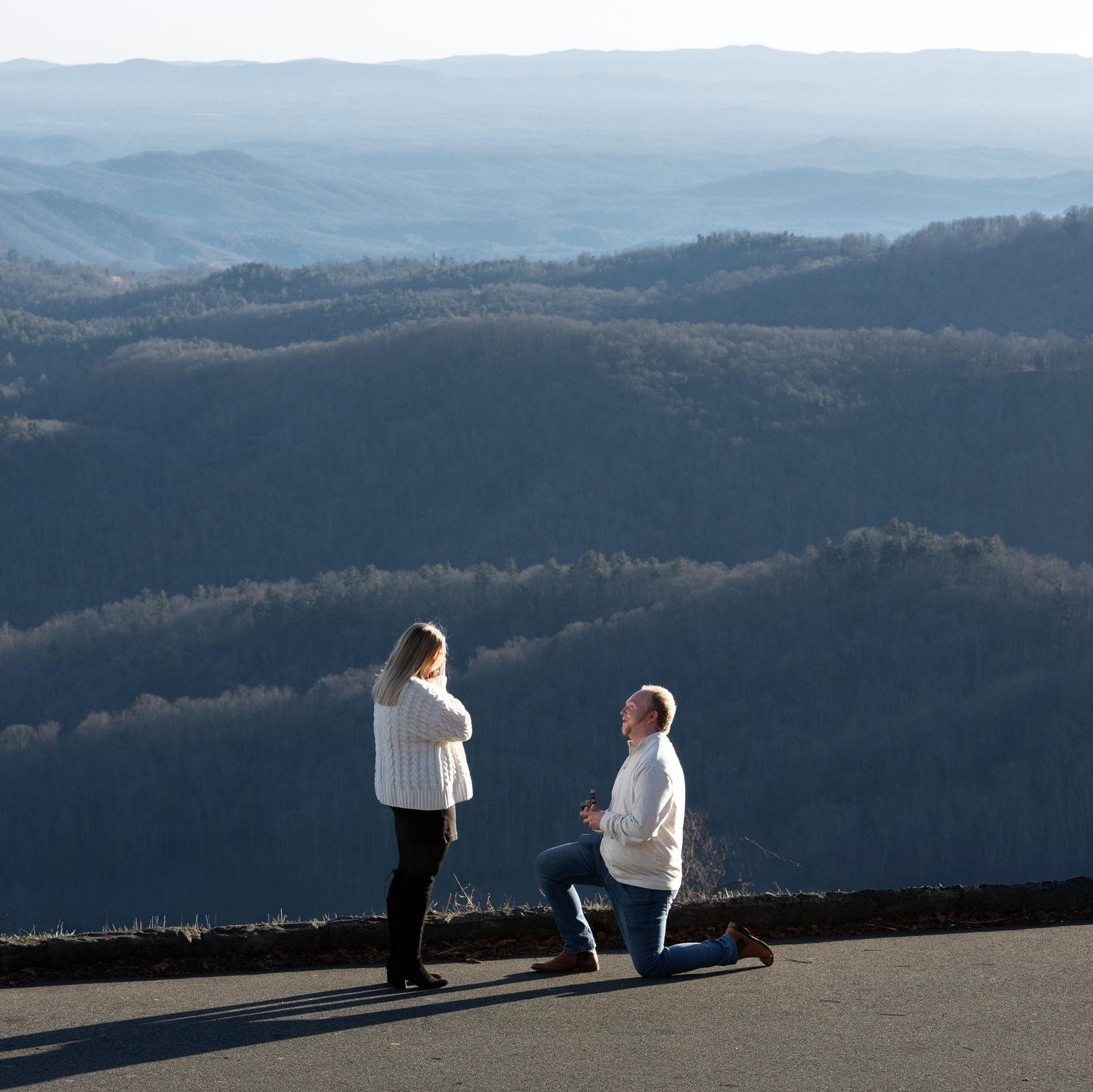 Our engagement on the Blue Ridge Parkway!