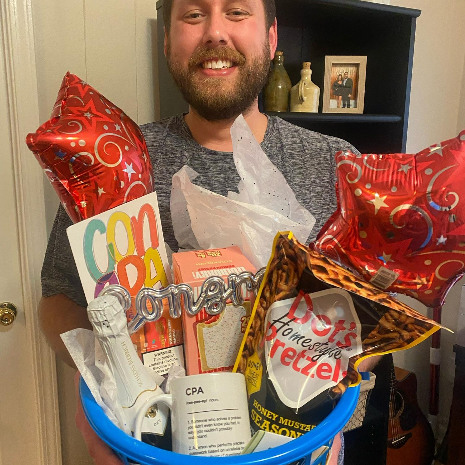 Kevin is officially a CPA! This was such a special moment for us.