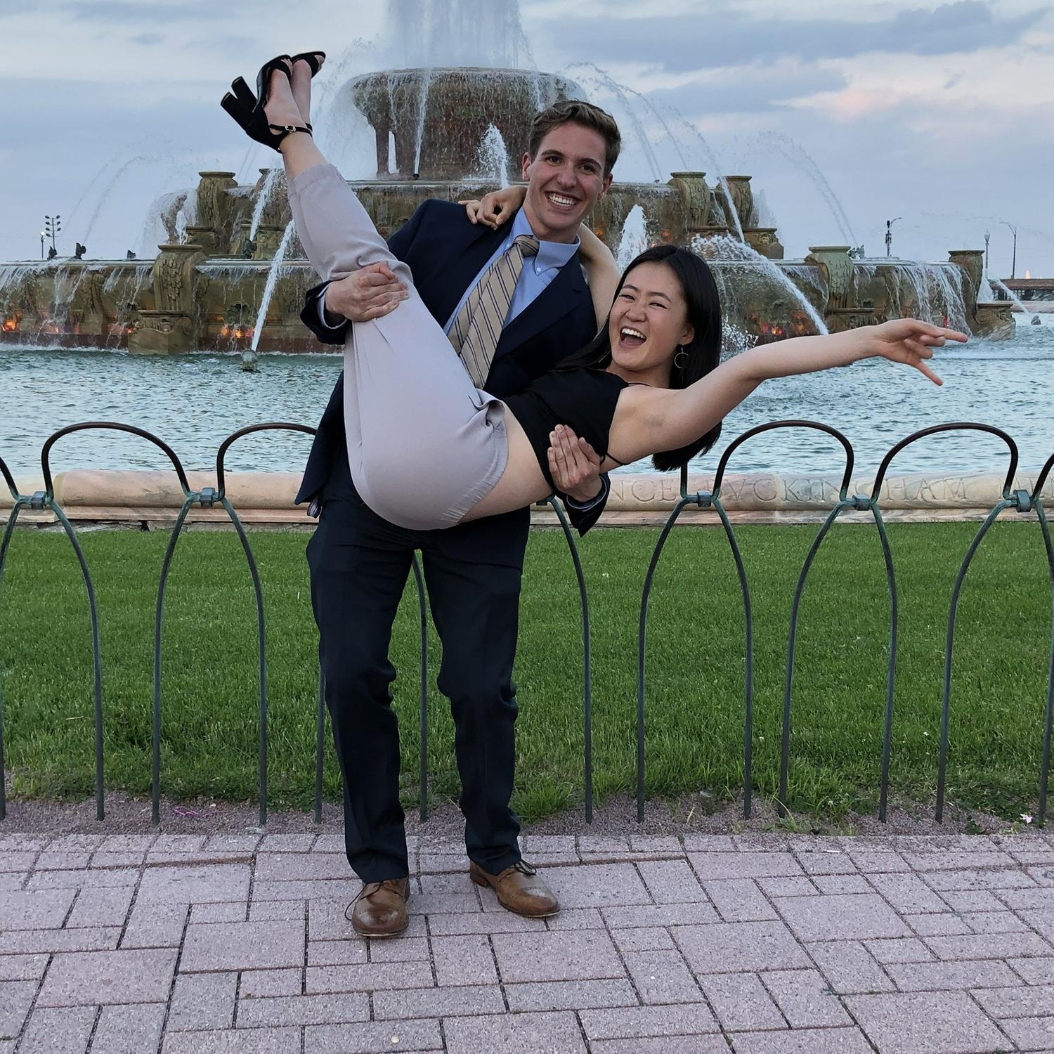 June 2019: Formal for Peter's fraternity