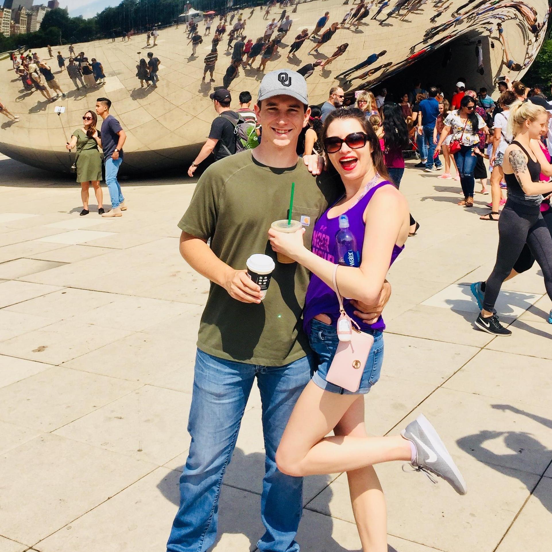 From one destination to another, I fall more in love with you! #Chicagofamilyvaca