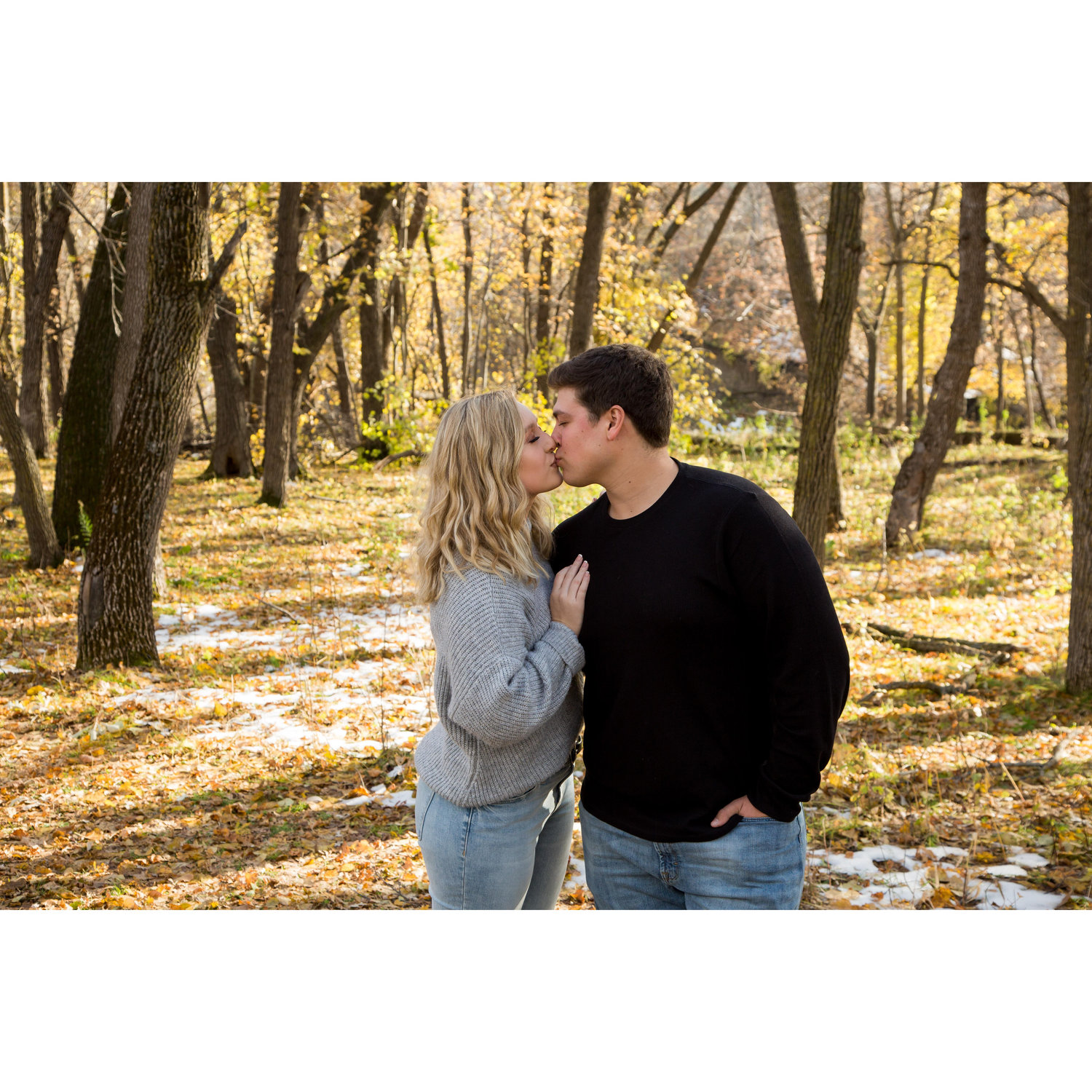 Engagement photo from Turtle River State Park