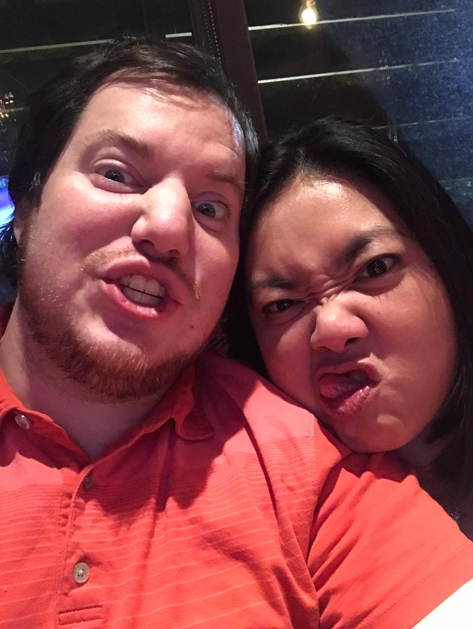 Our first Valentine's dinner