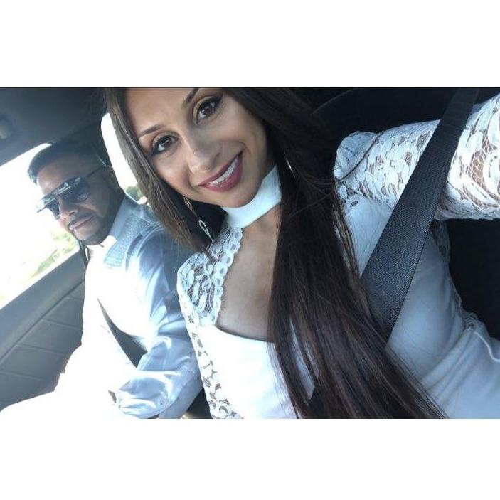 We snapped this picture while we were on our way to our 1st wedding as a couple.