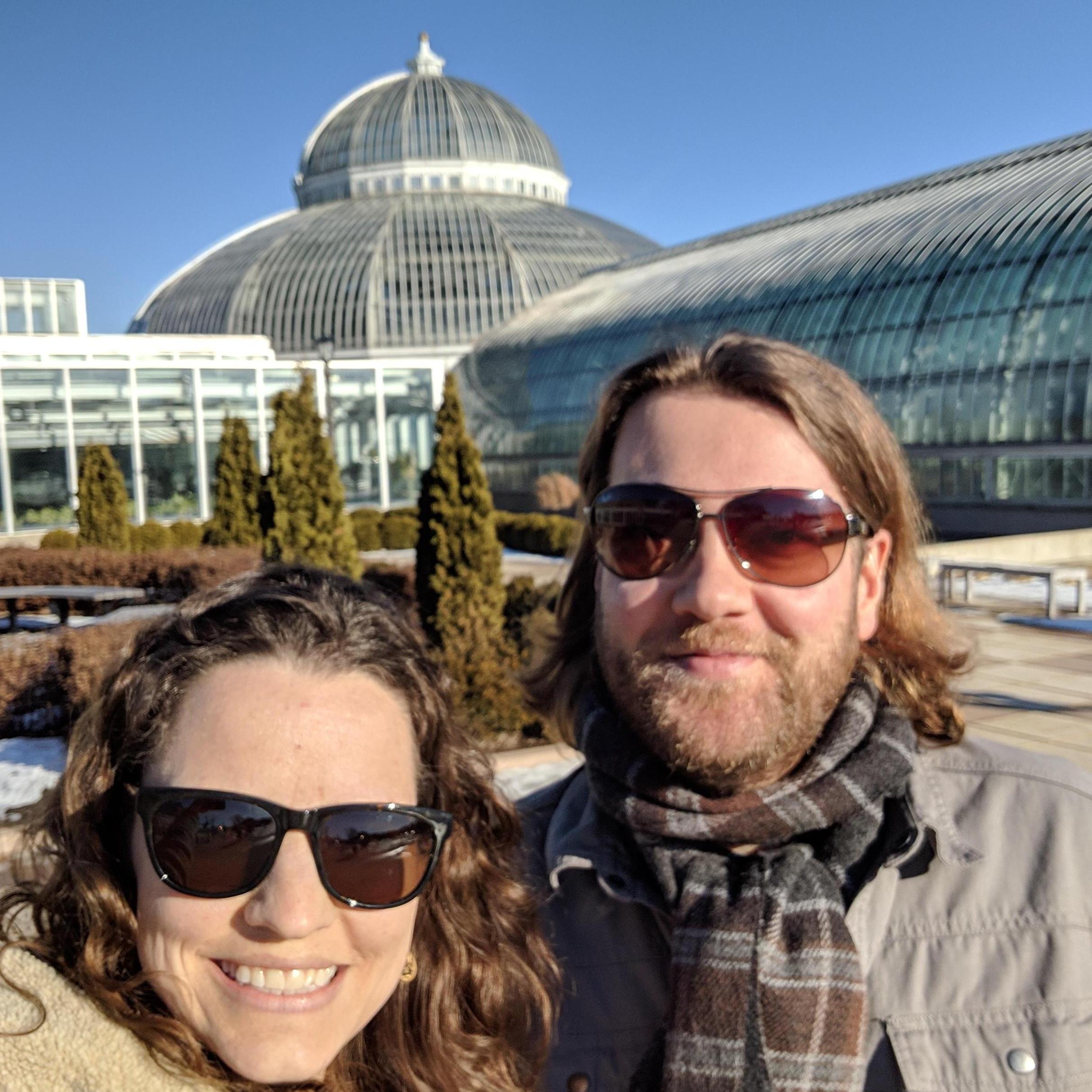 Look at these two classy people doing classy things like zoo gardens!