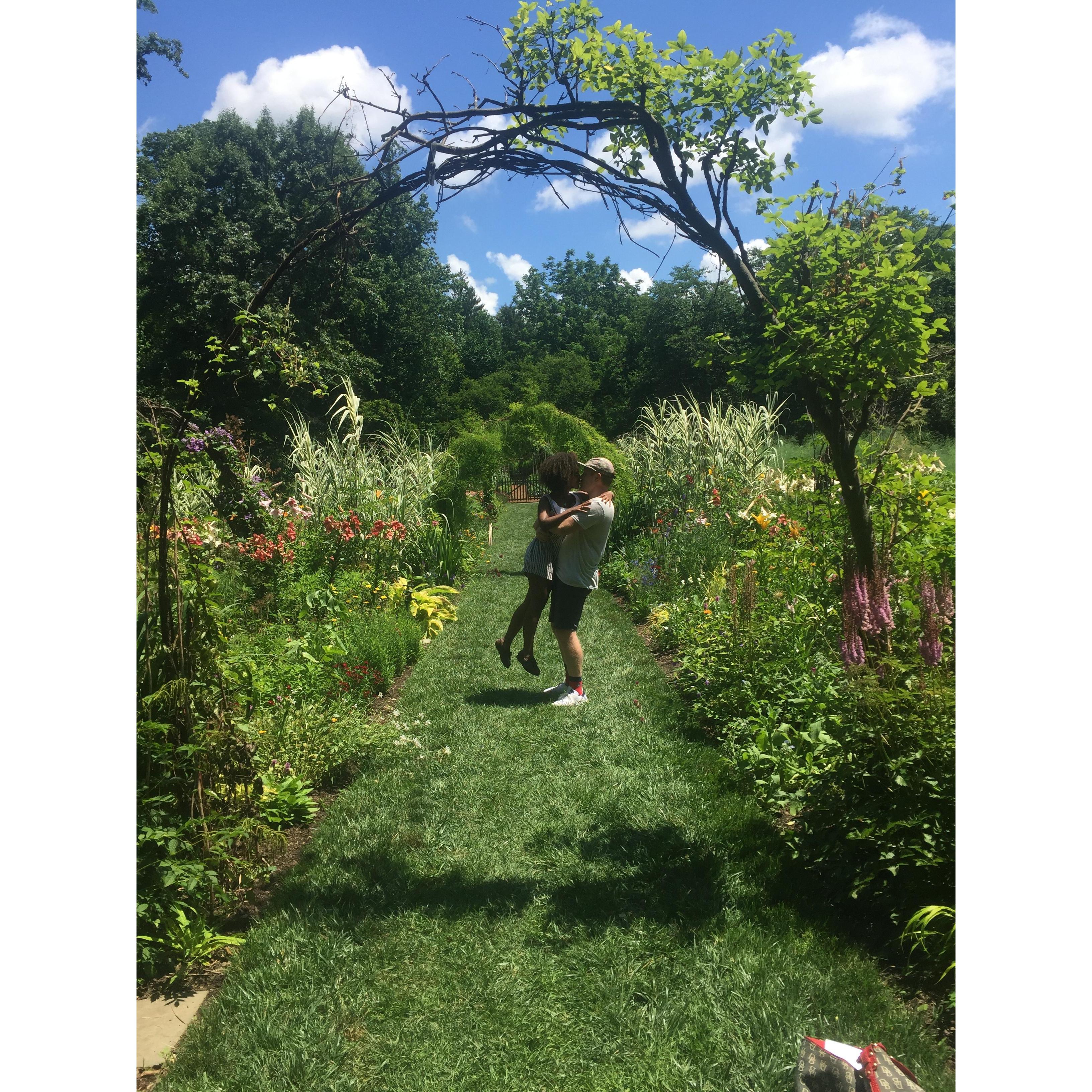 Being Cute at Chanticleer Garden - Wayne, PA - July 2018