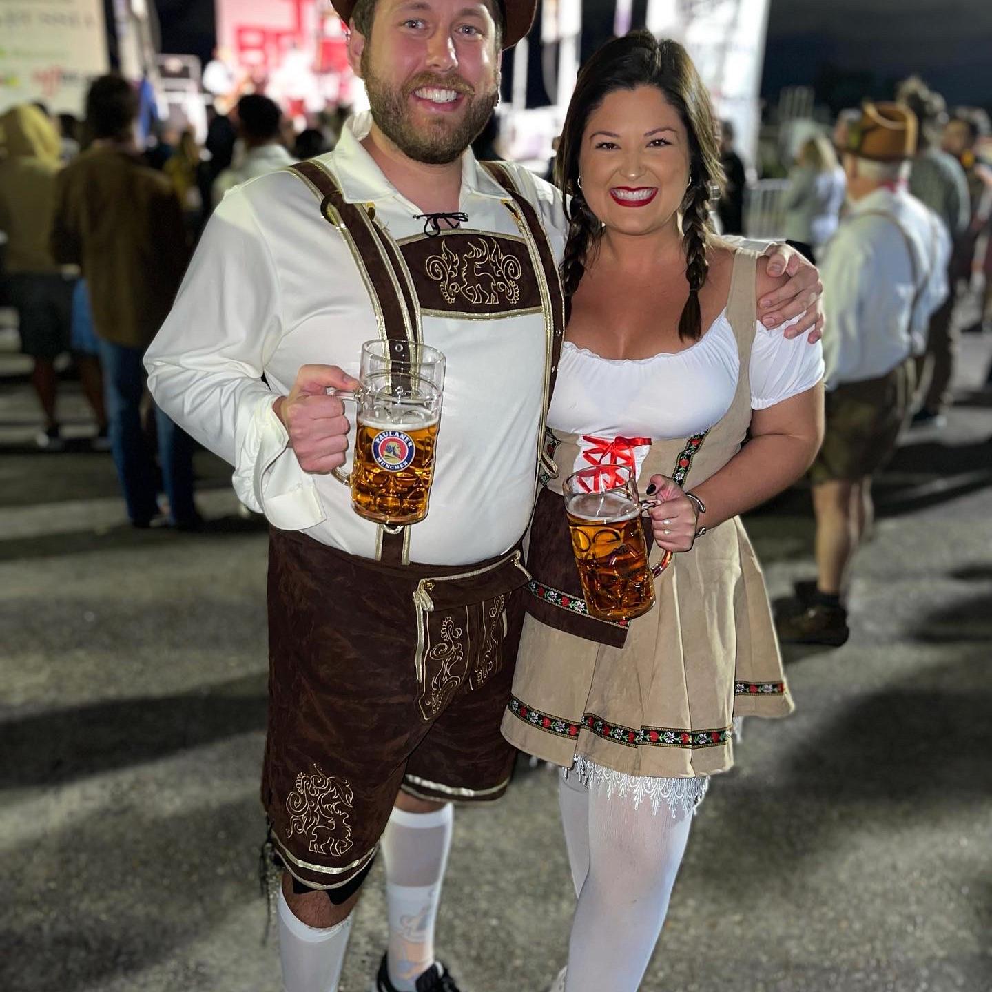 Dressed up for Oktoberfest!