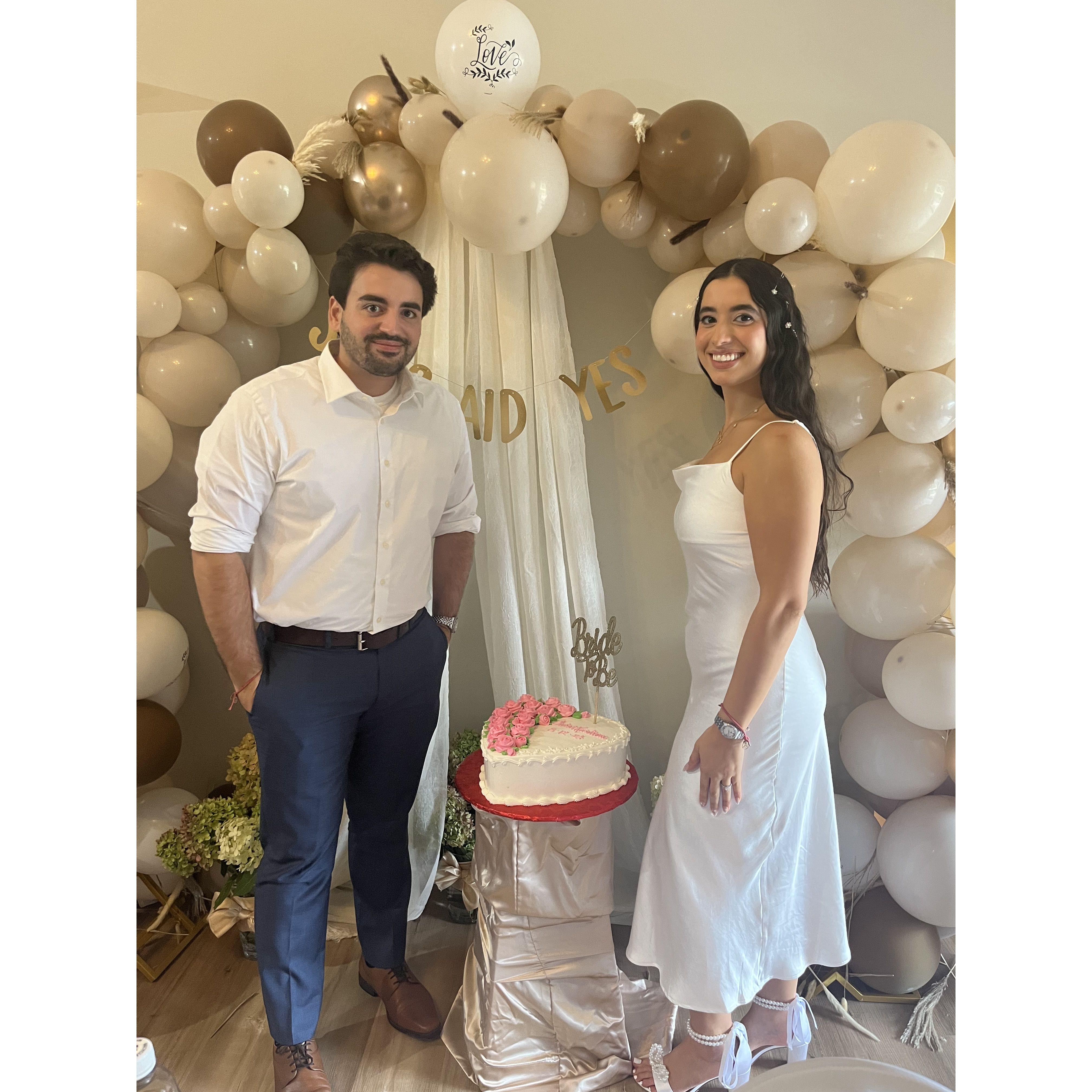 "She said yes"