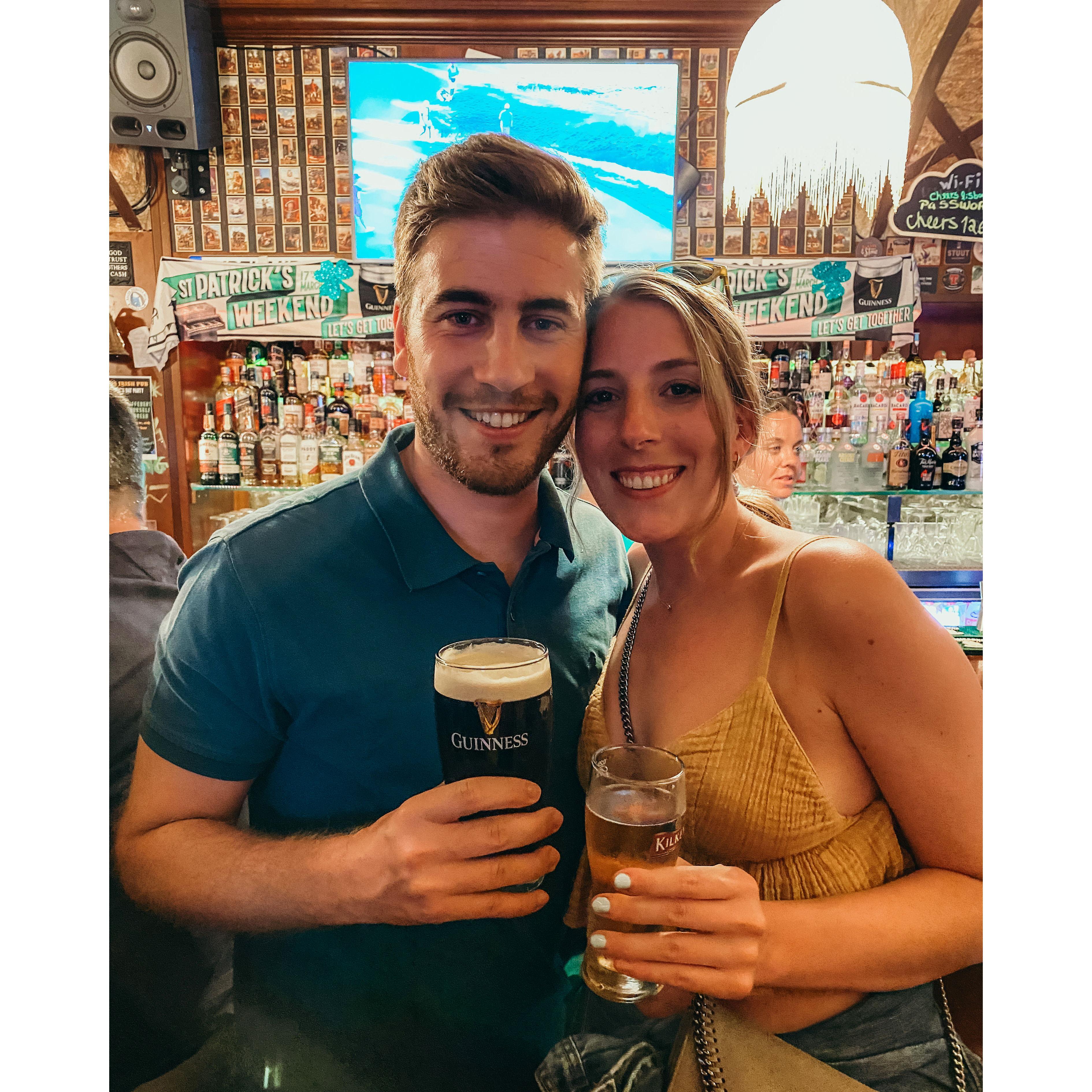 When we go to Lisbon, we always try to visit Cheers Pub in Barrio Alto where we met