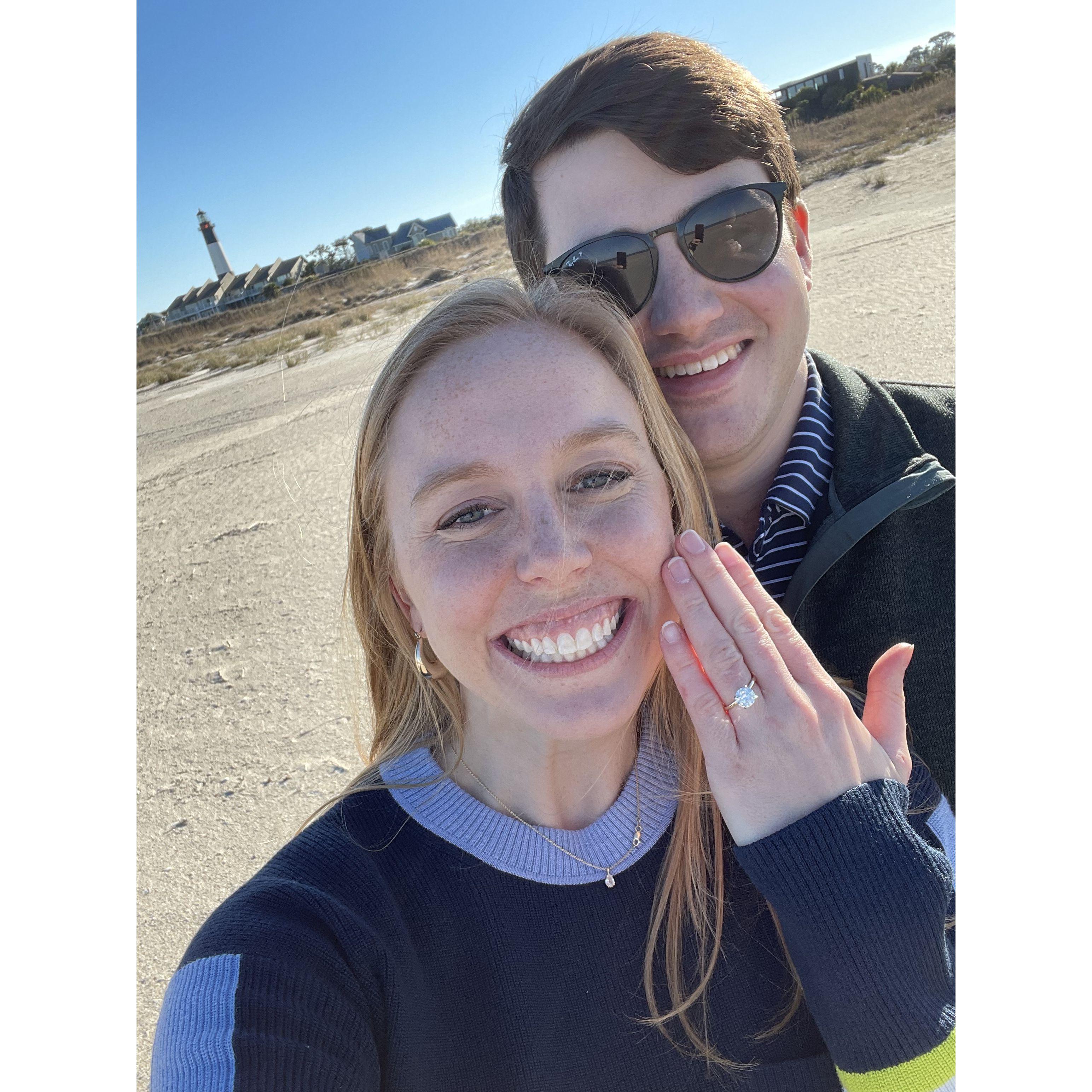 Our engagement on Tybee Island! 12.31.23