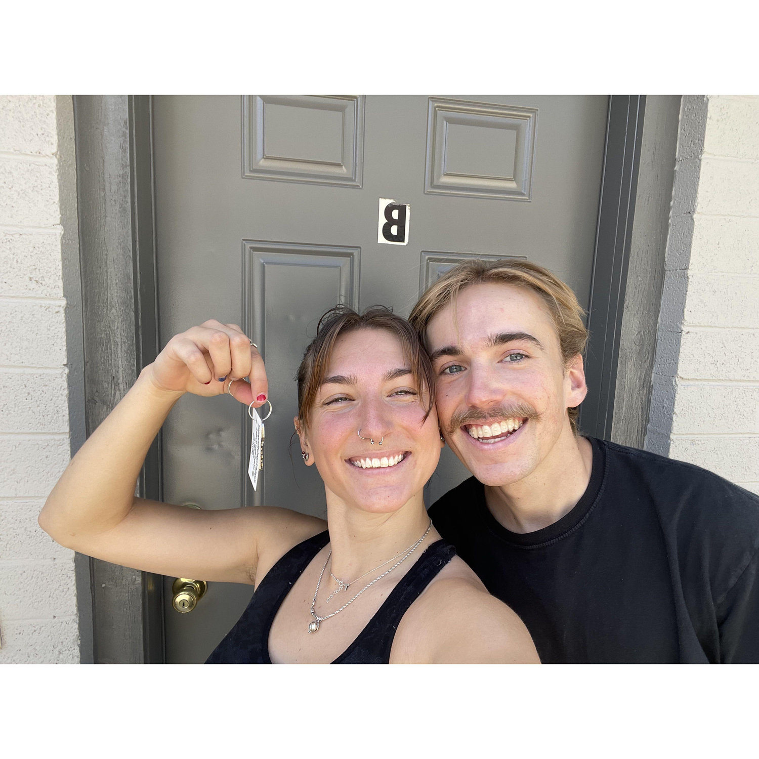 Our first apartment together. Move-in day!!