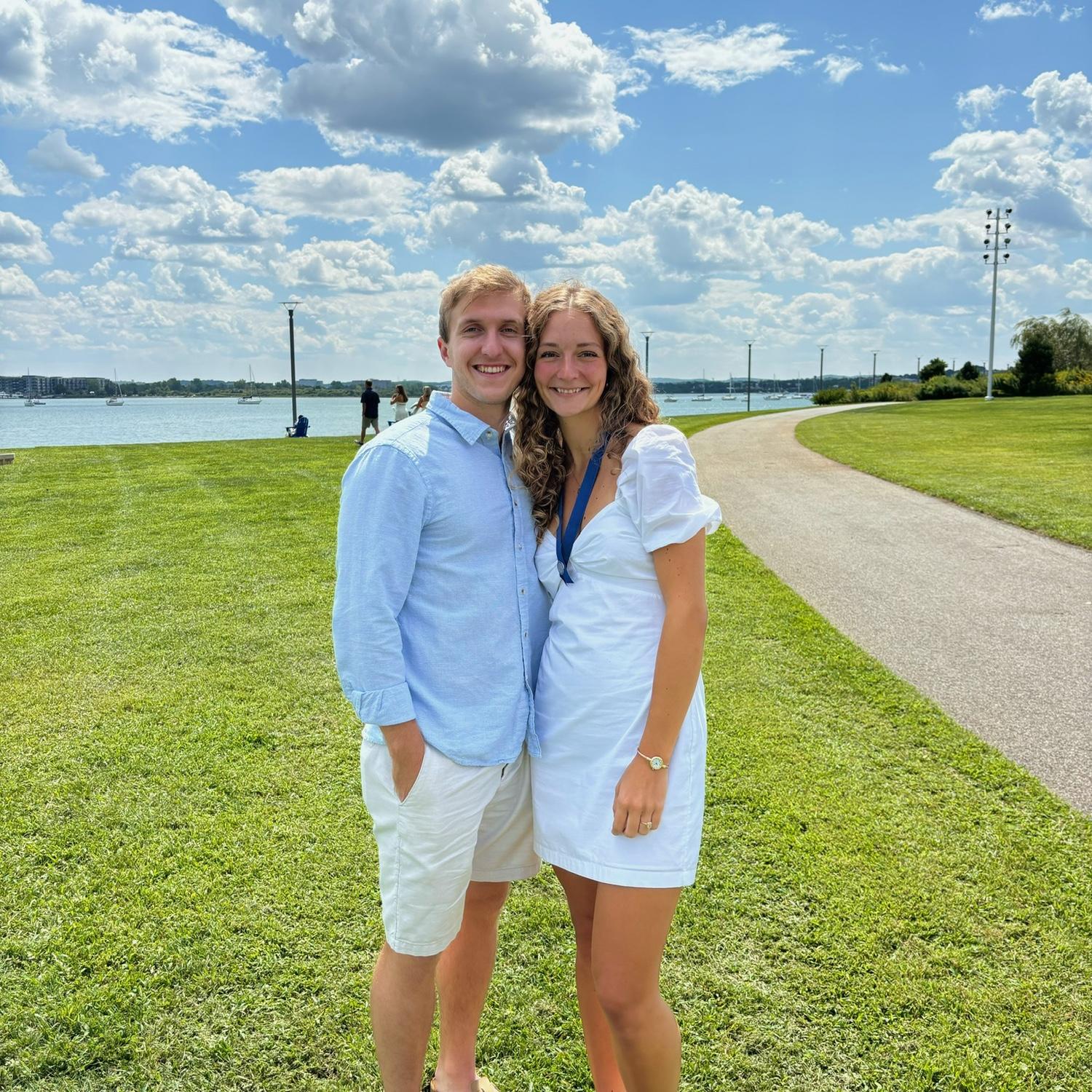 Second graduation, couldn’t have done nursing school without one of my biggest supporters
